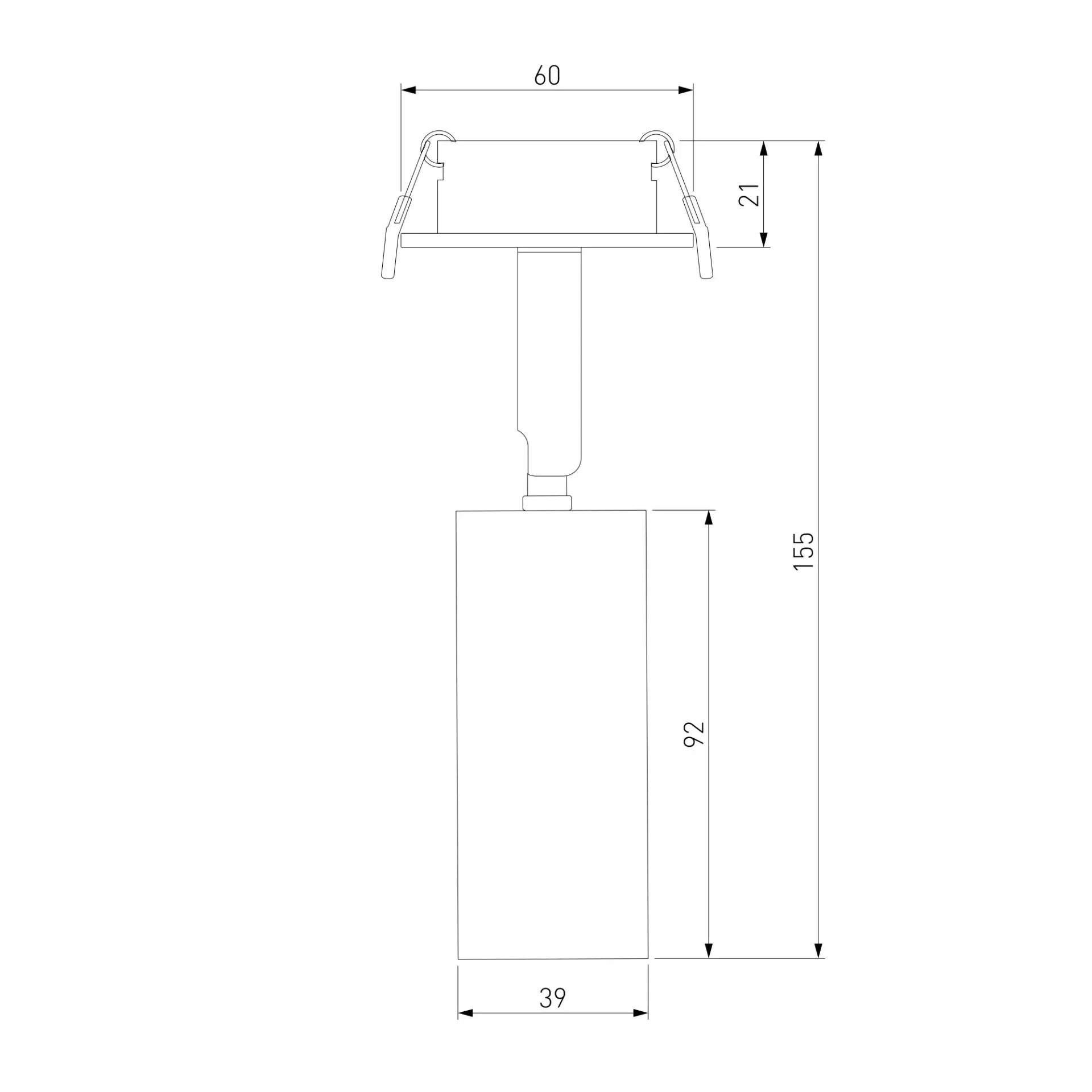 Точечный светильник Elektrostandard 25039/LED/(a058219) DIFFE — серебряный