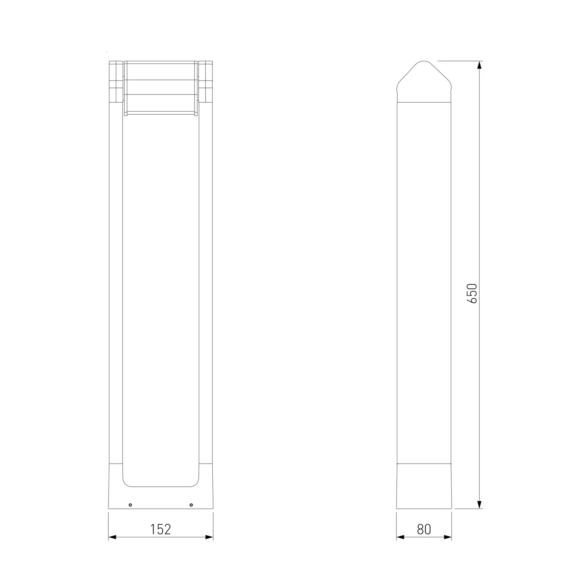 Уличный светильник Elektrostandard 35163/F/(a062881) DORS — черный