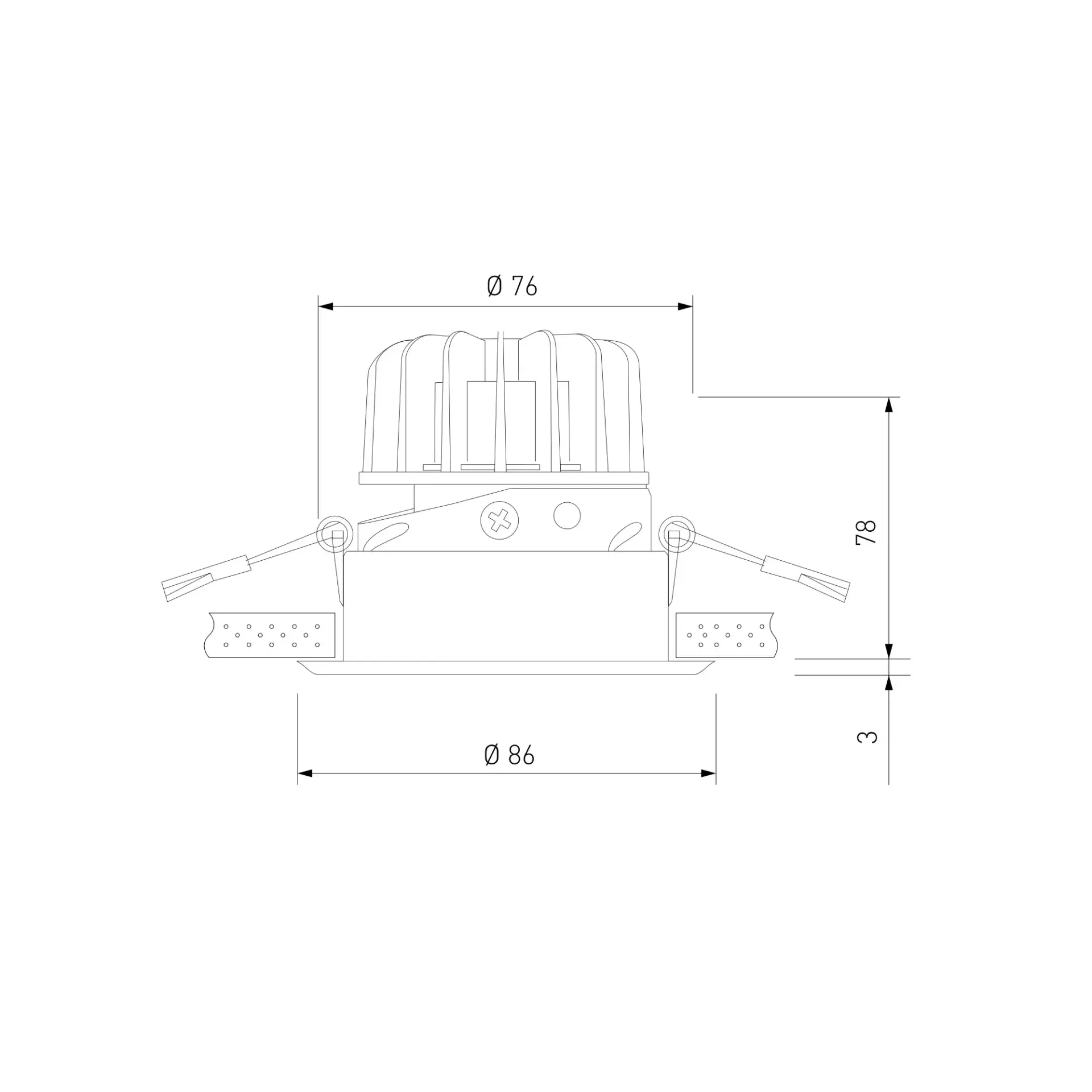Точечный светильник Elektrostandard 25081/LED/(a062936) OSTI — черный