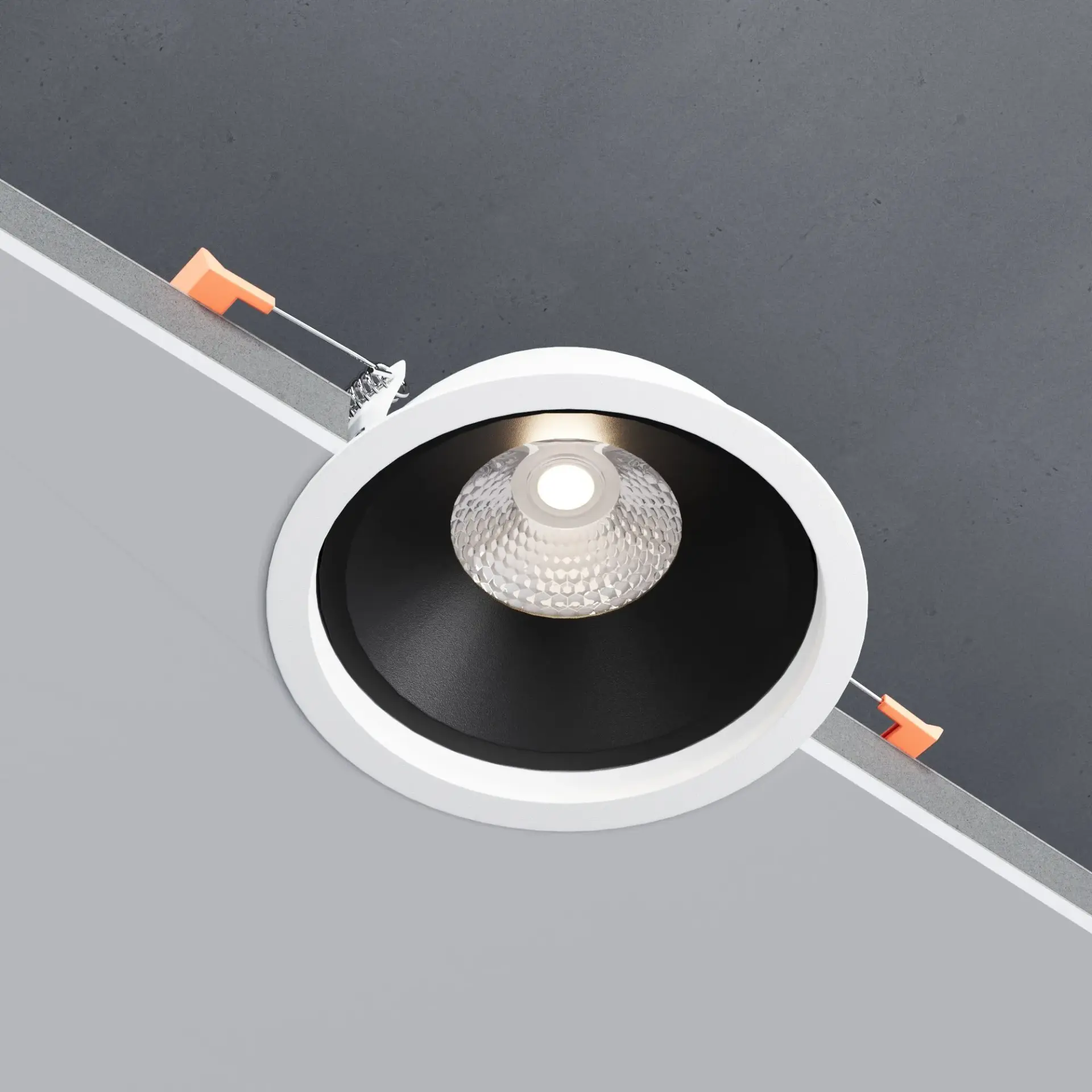 Точечный светильник Elektrostandard 25083/LED/(a062942) SLIDE — черный, ракурс 3