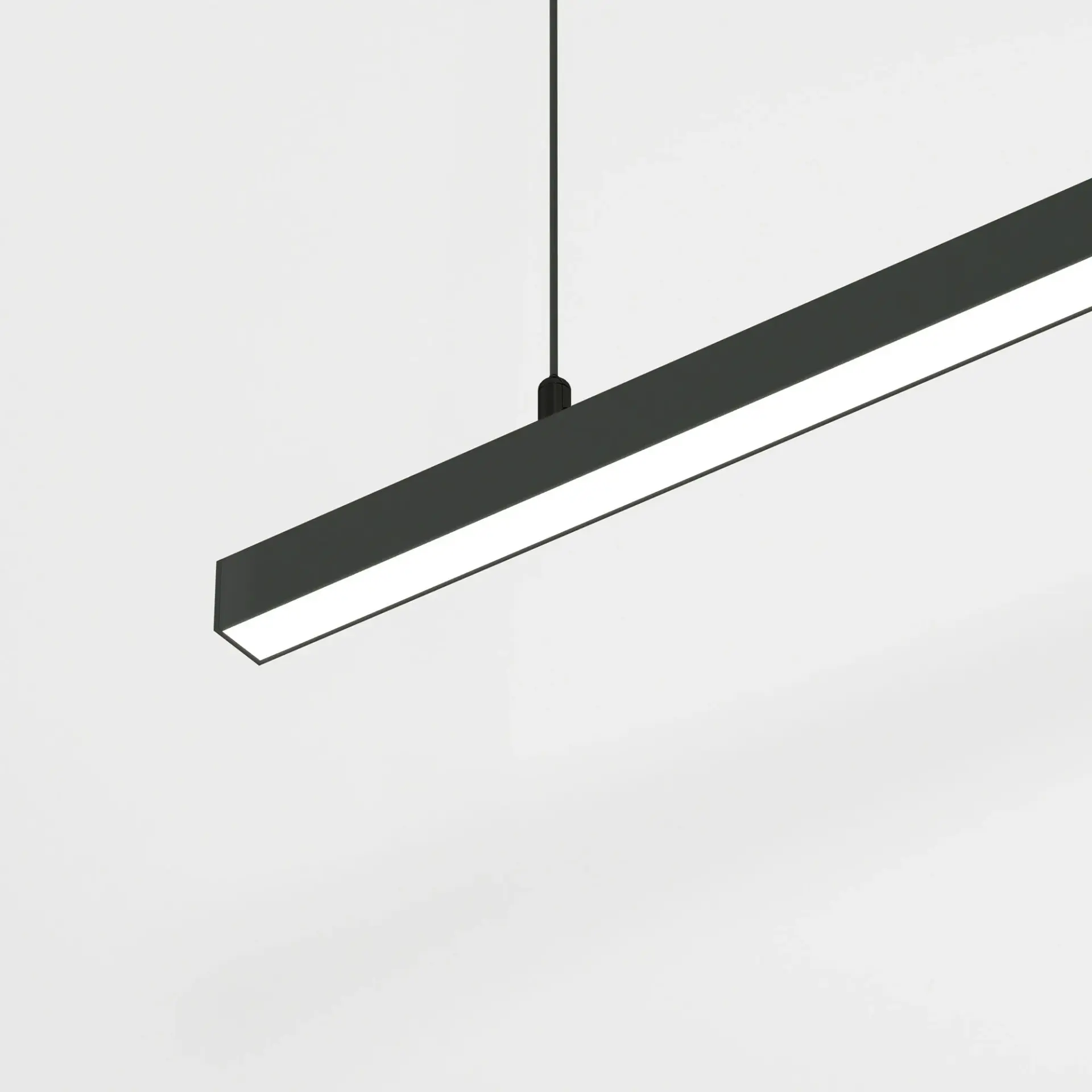 Slim Magnetic Трековый светильник 30W 4000K Milo чёрный 85105/01 — черный, ракурс 3