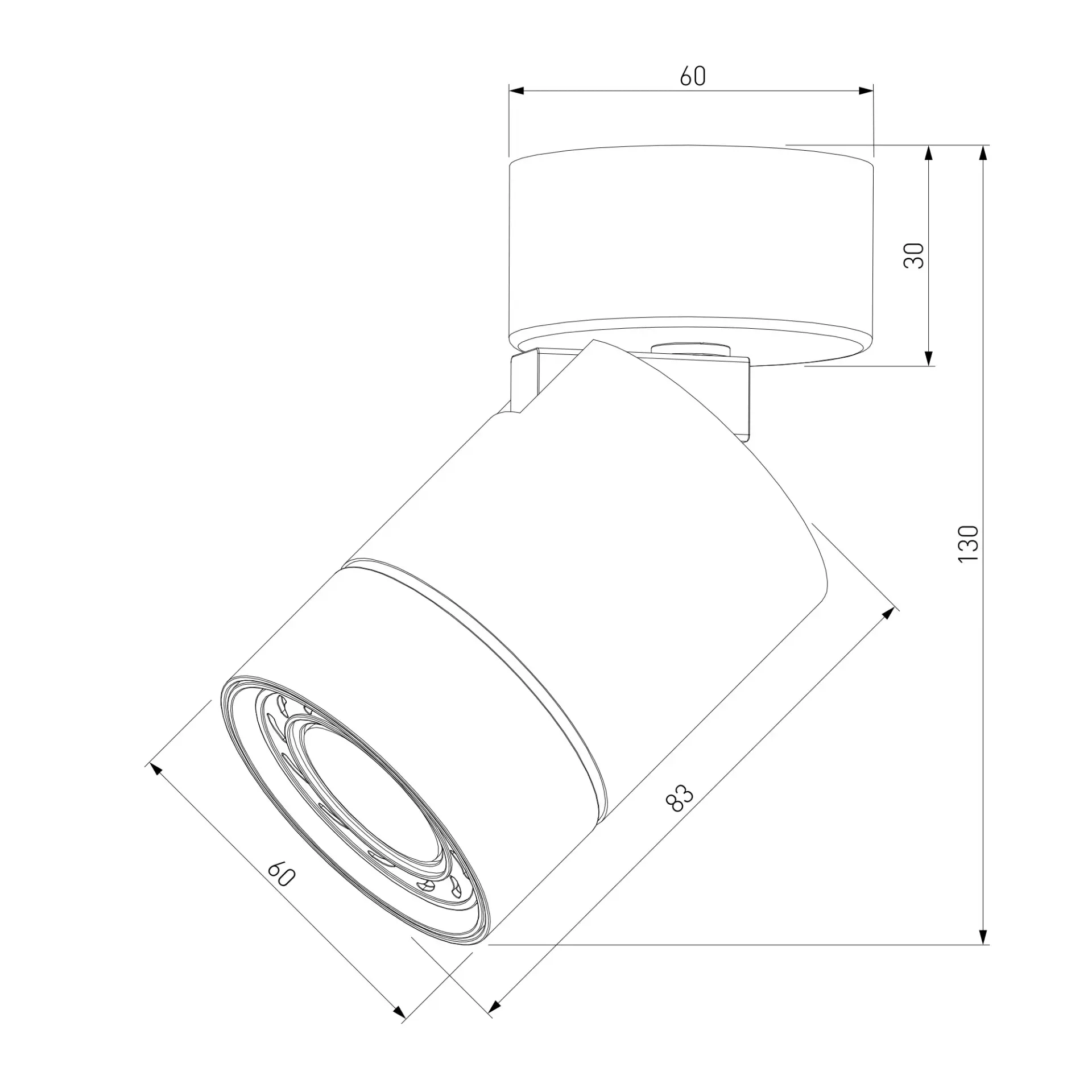 Точечный светильник Elektrostandard 25013/01/(a065462) NIRO — белый