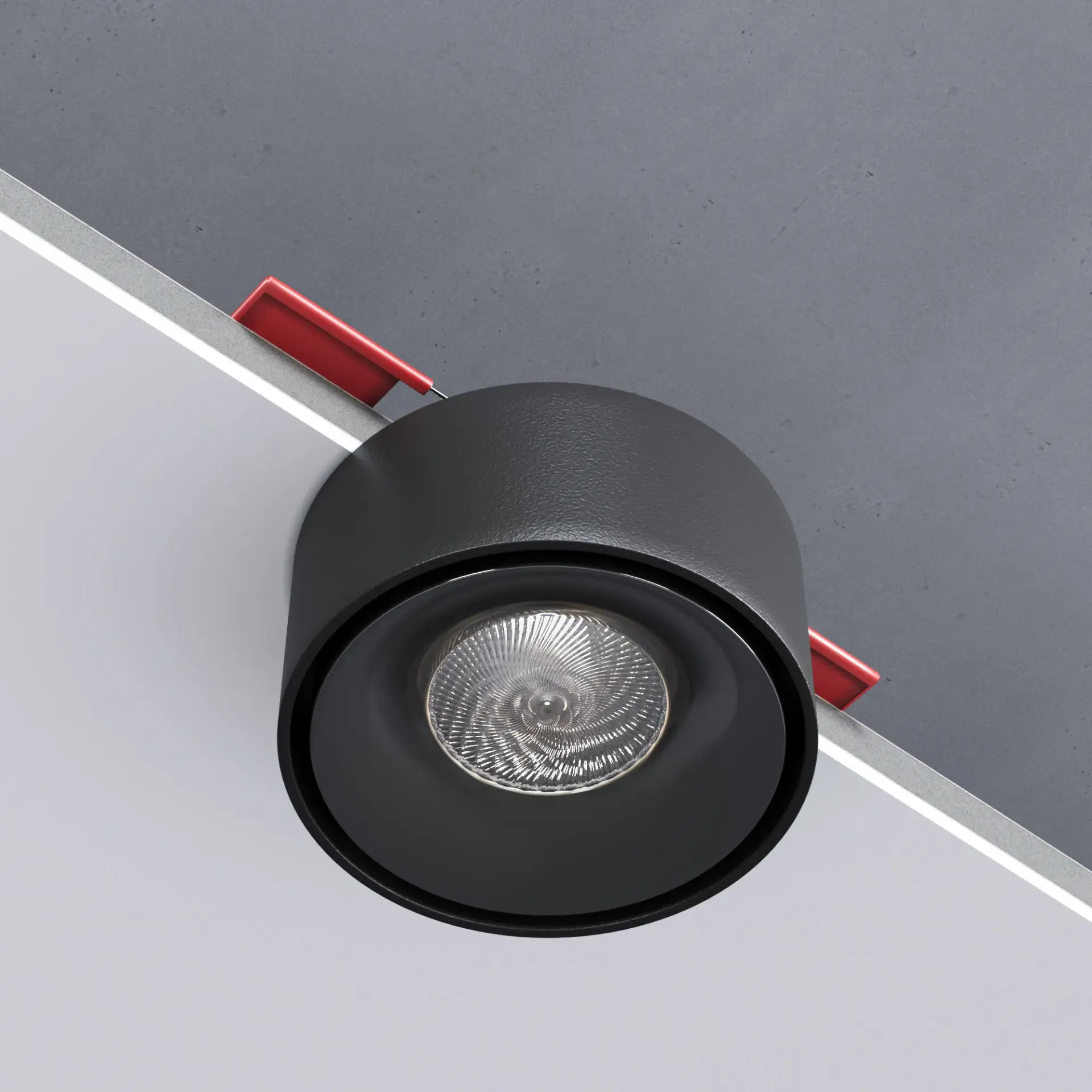 Точечный светильник Elektrostandard 25095/LED/(a065710) GLAM — черный, ракурс 2