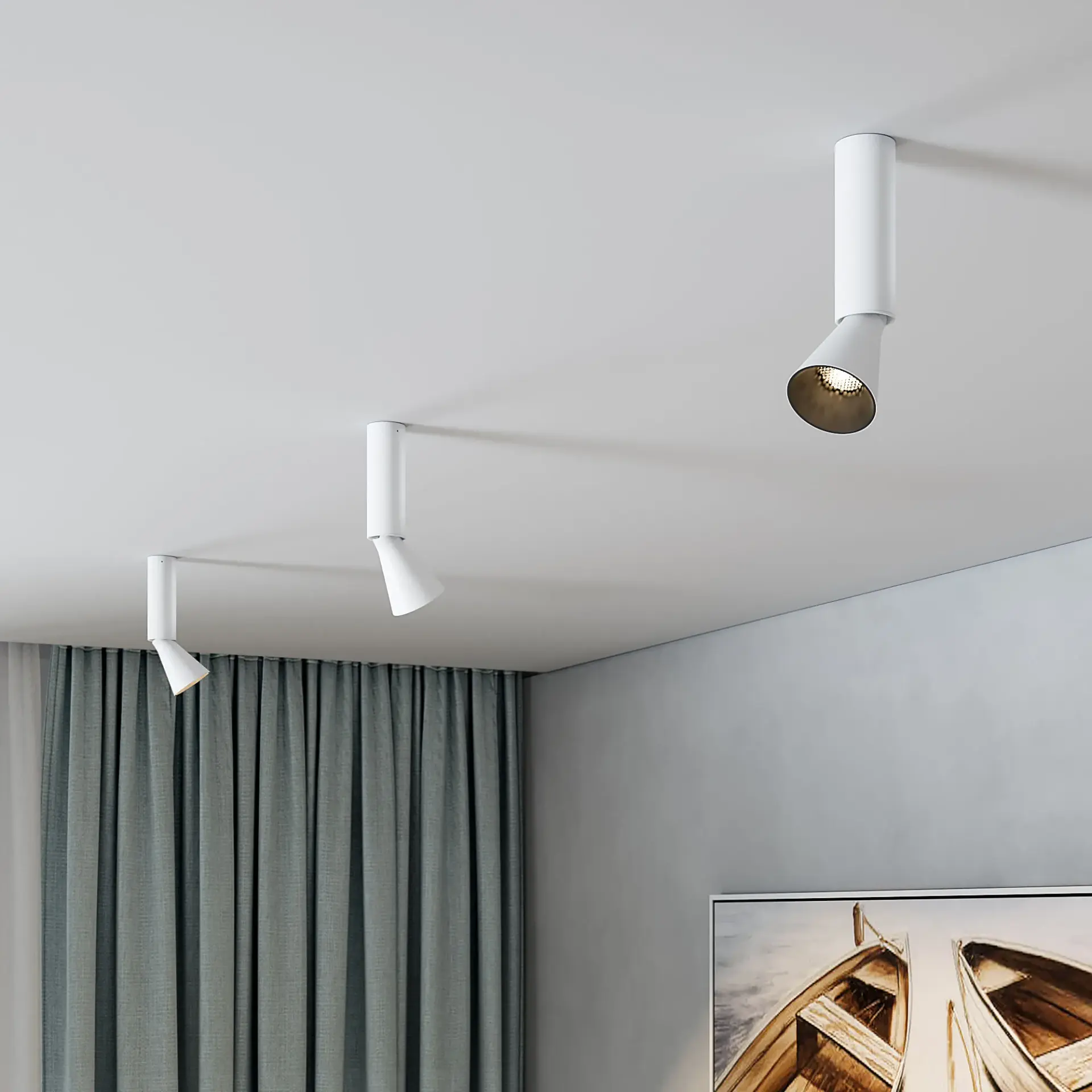 Точечный светильник Elektrostandard 25107/LED/(a066493) PIKS — белый, ракурс 4