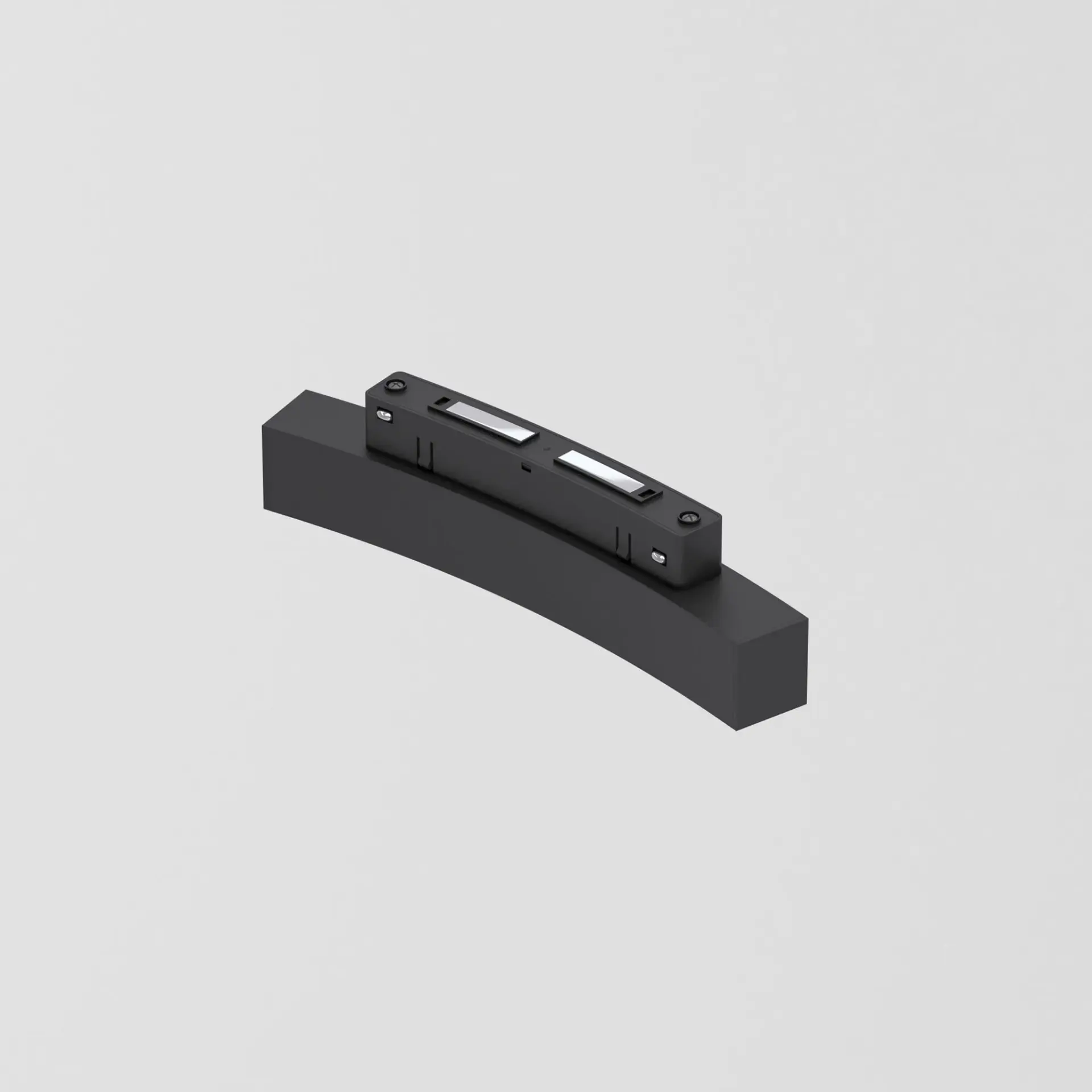 Slim Magnetic Трековый светильник для радиусного шинопровода 8W 4200K Planar чёрный Ø 800мм 85179/01 — черный, ракурс 2