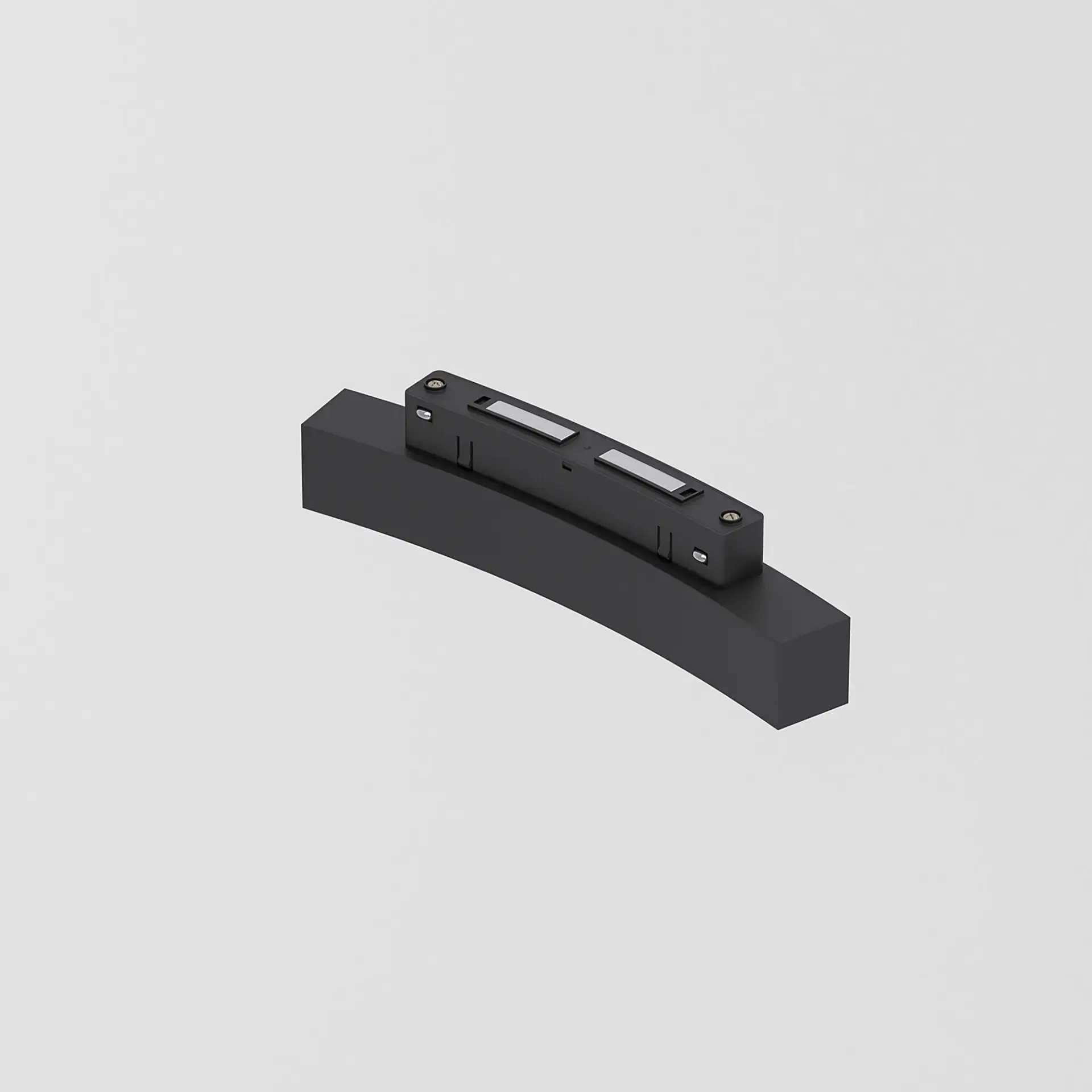 Slim Magnetic Трековый светильник для радиусного шинопровода 6W 4200K Intenso чёрный Ø 800мм 85183/01 — черный, ракурс 2