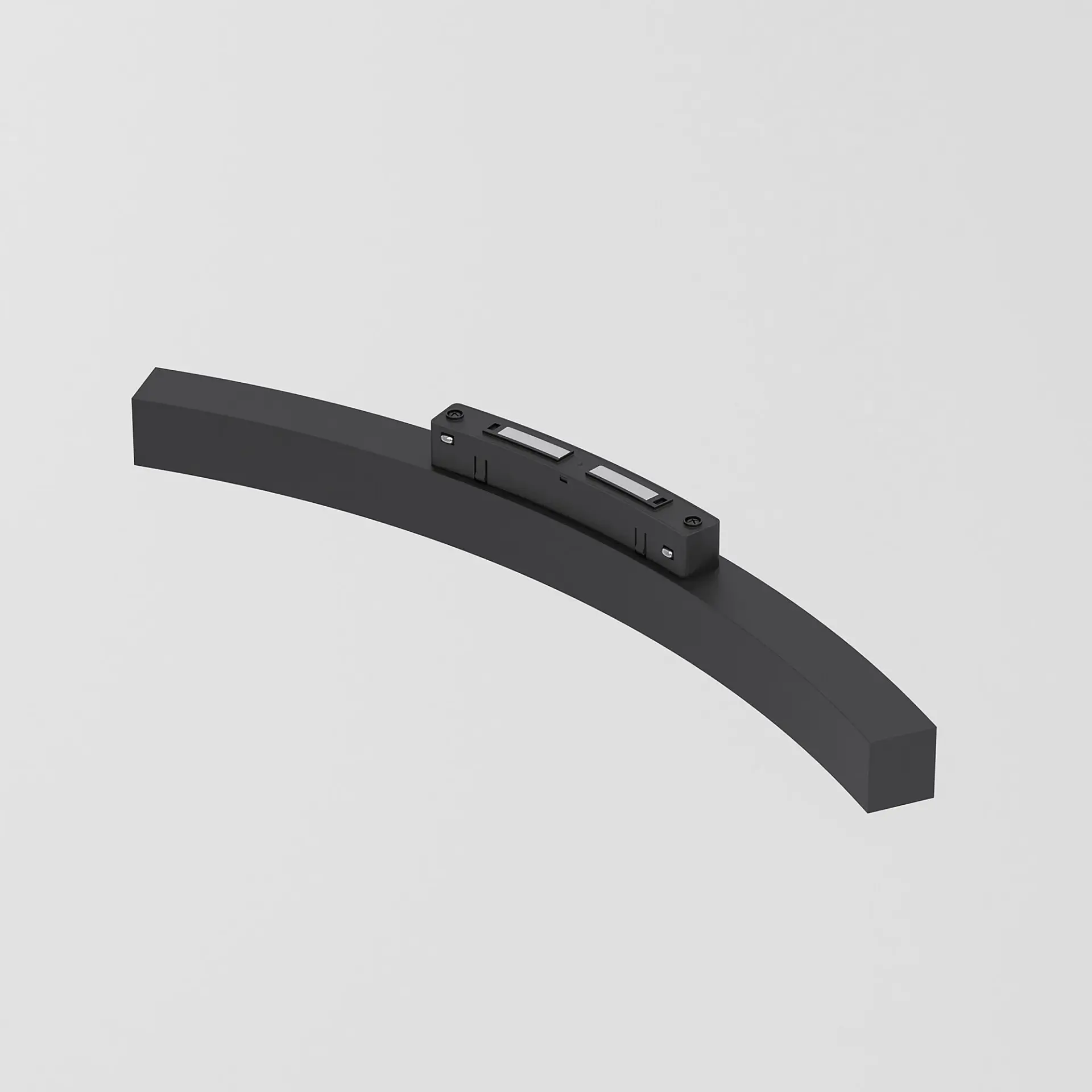 Slim Magnetic Трековый светильник для радиусного шинопровода 12W 4200K Intenso чёрный Ø 800мм 85184/01 — черный, ракурс 2