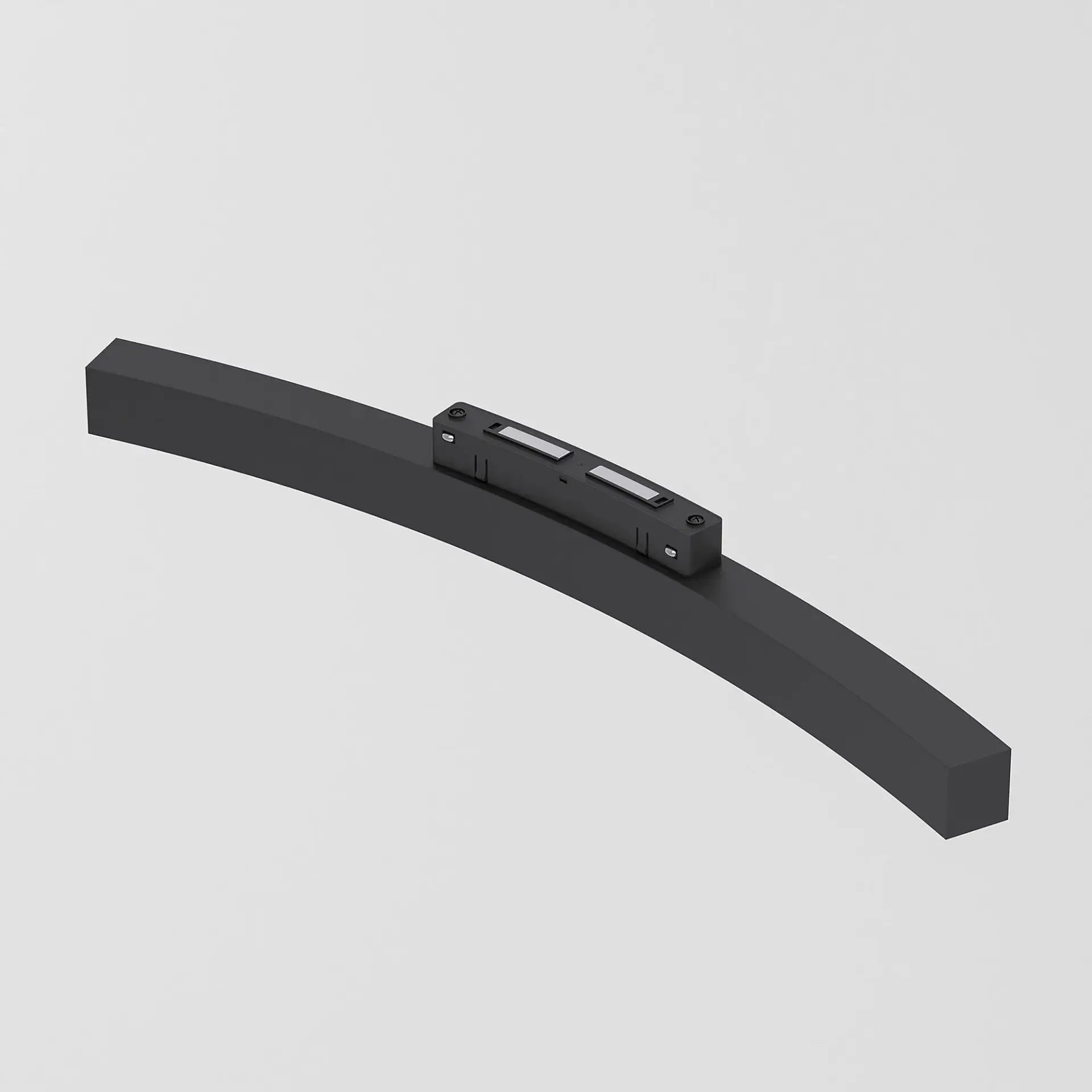 Slim Magnetic Трековый светильник для радиусного шинопровода 12W 4200K Intenso чёрный Ø 1200мм 85186/01 — черный, ракурс 2