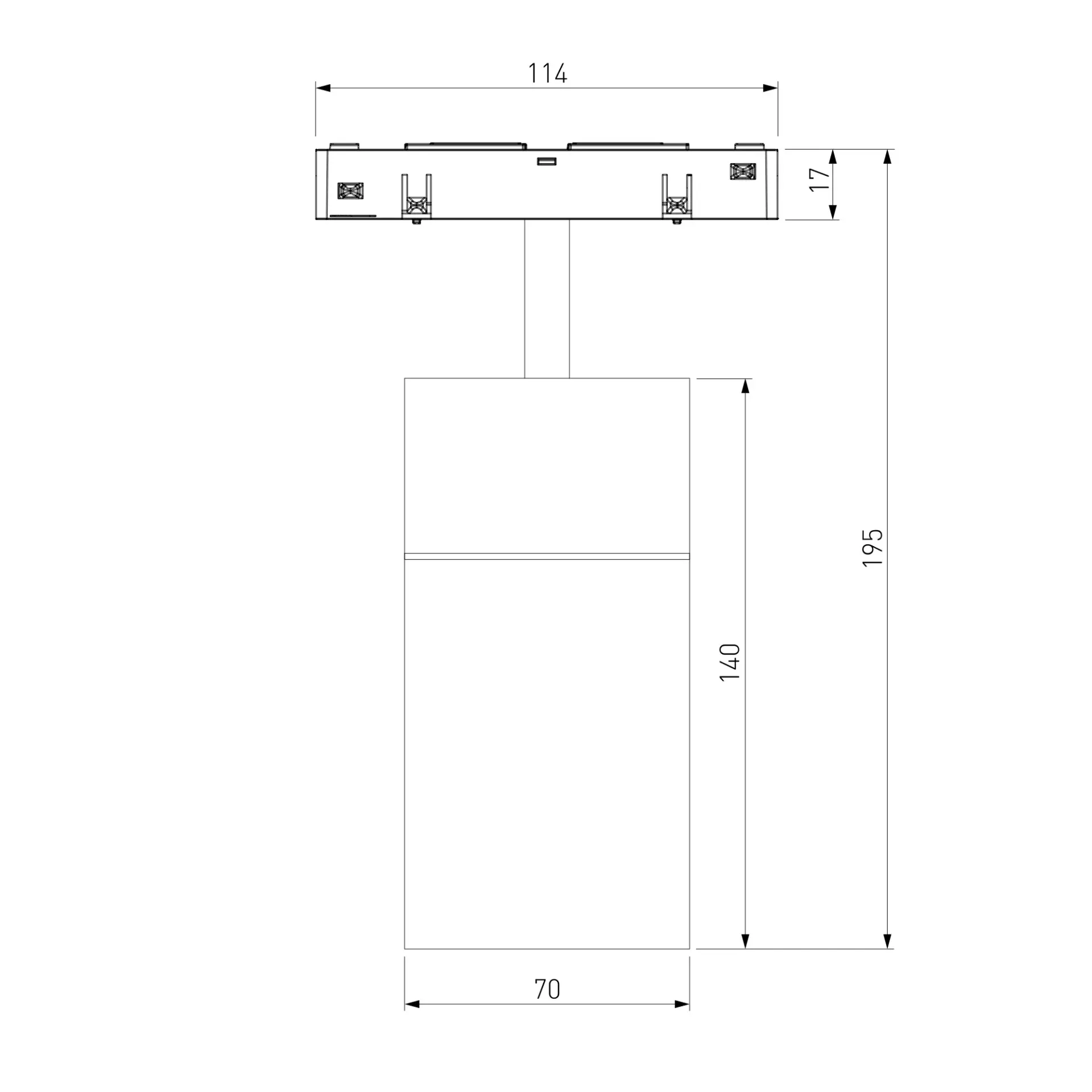 Slim Magnetic Трековый светильник для радиусного шинопровода 20W 4200K Comfi чёрный Ø 800мм 85187/01 — черный
