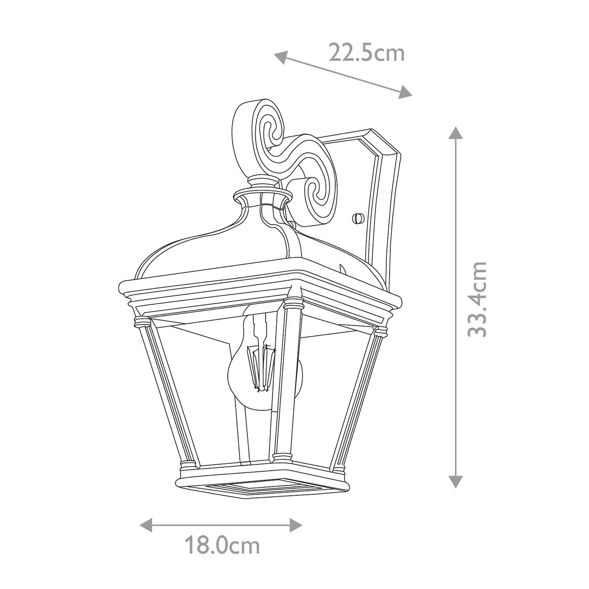 Уличный светильник Elstead Lighting BAYVIEW-2M-BK — бронза