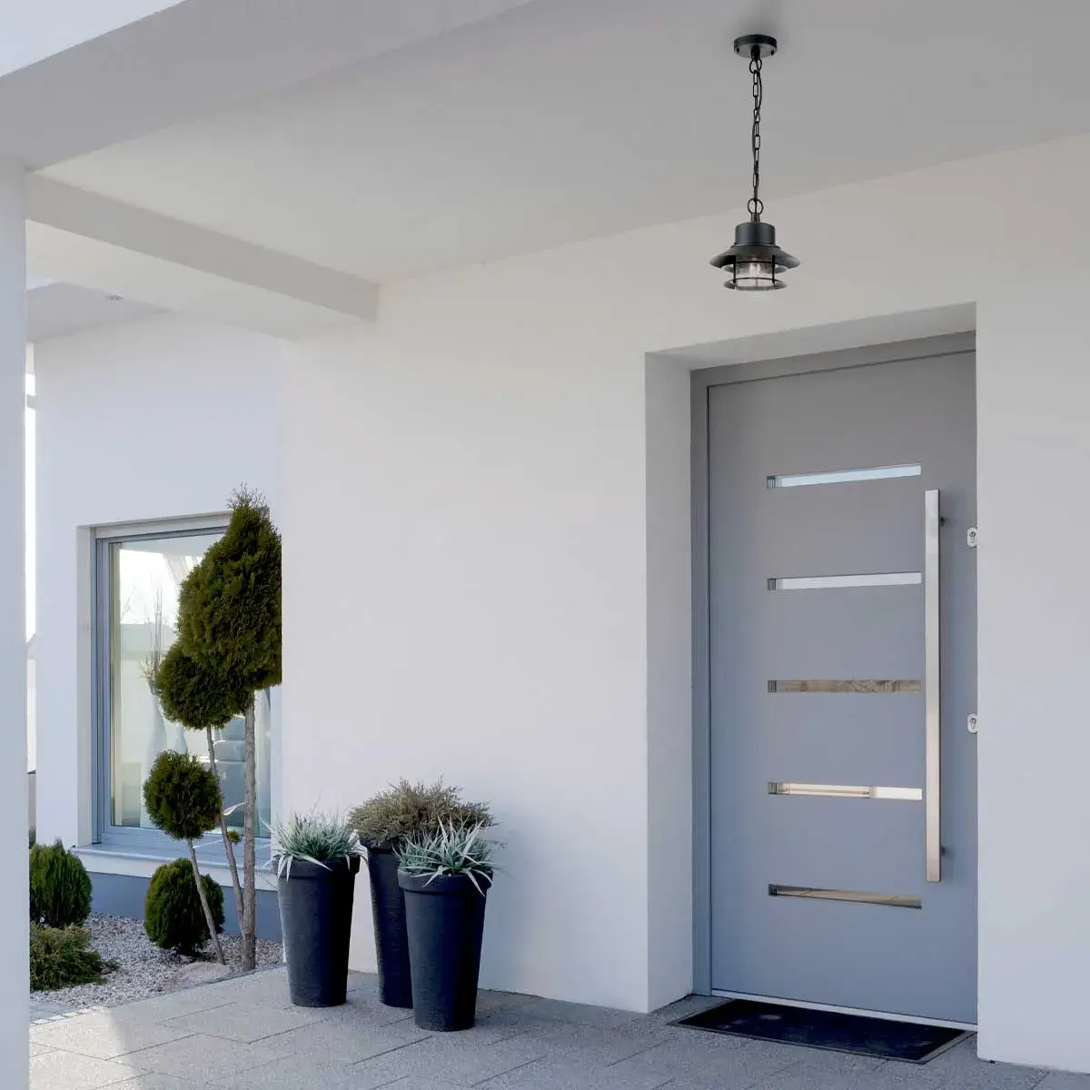Уличный светильник Elstead Lighting COPENHAGEN8-BK — черный, ракурс 6