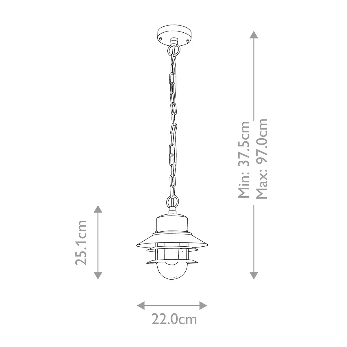 Уличный светильник Elstead Lighting COPENHAGEN8-BK — черный