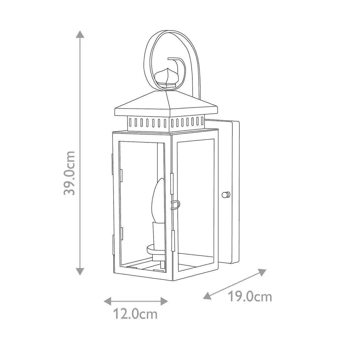 Уличный светильник Elstead Lighting HYTHE — бронза
