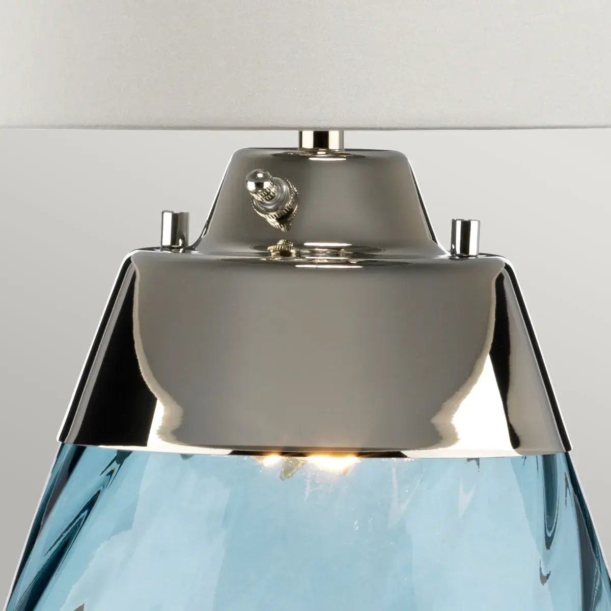 Настольная лампа Elstead Lighting LENA-TL-L-BLUE-OWSS — белый, ракурс 2