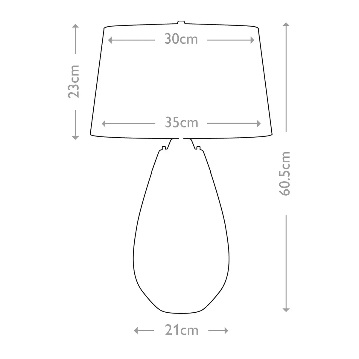 Настольная лампа Elstead Lighting LENA-TL-S-BLUE — синий