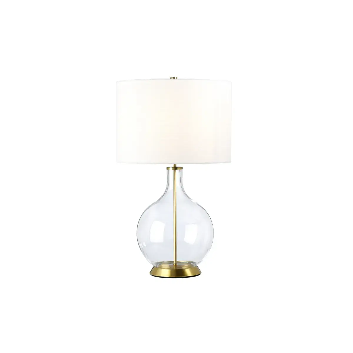Настольная лампа Elstead Lighting ORB-CLEAR-AB-WHT — латунь