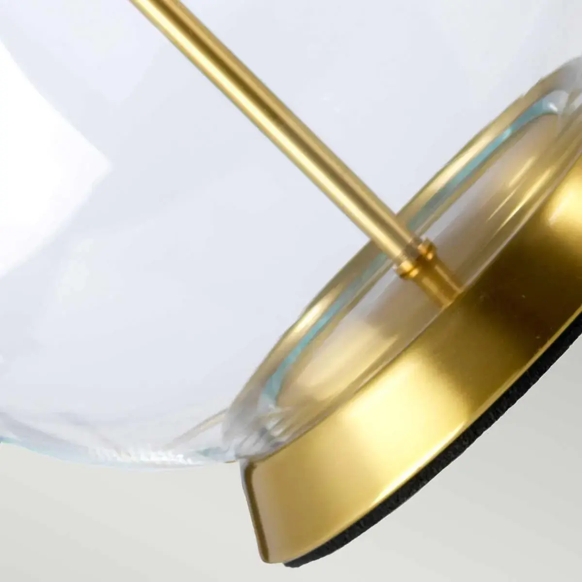 Настольная лампа Elstead Lighting ORB-CLEAR-AB-WHT — латунь, ракурс 3