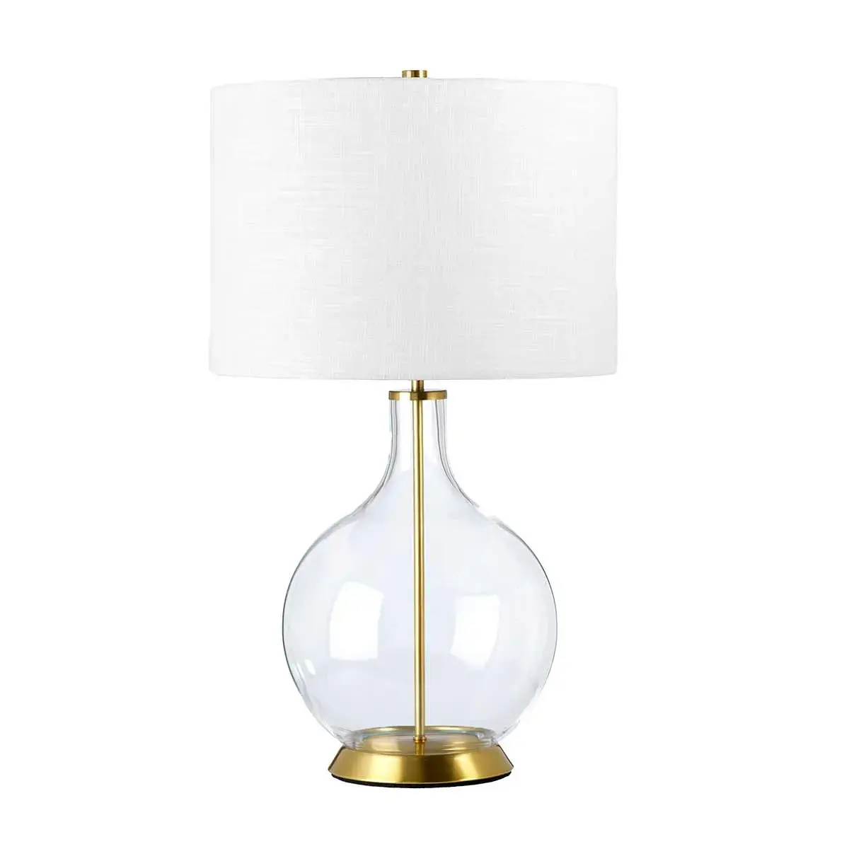 Настольная лампа Elstead Lighting ORB-CLEAR-AB-WHT — латунь, ракурс 5