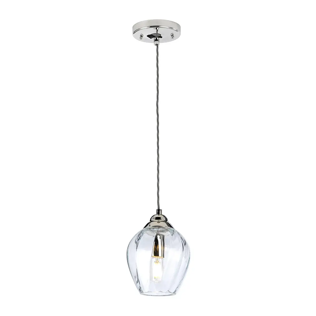Светильник Elstead Lighting TIBER-P-CLEAR — хром