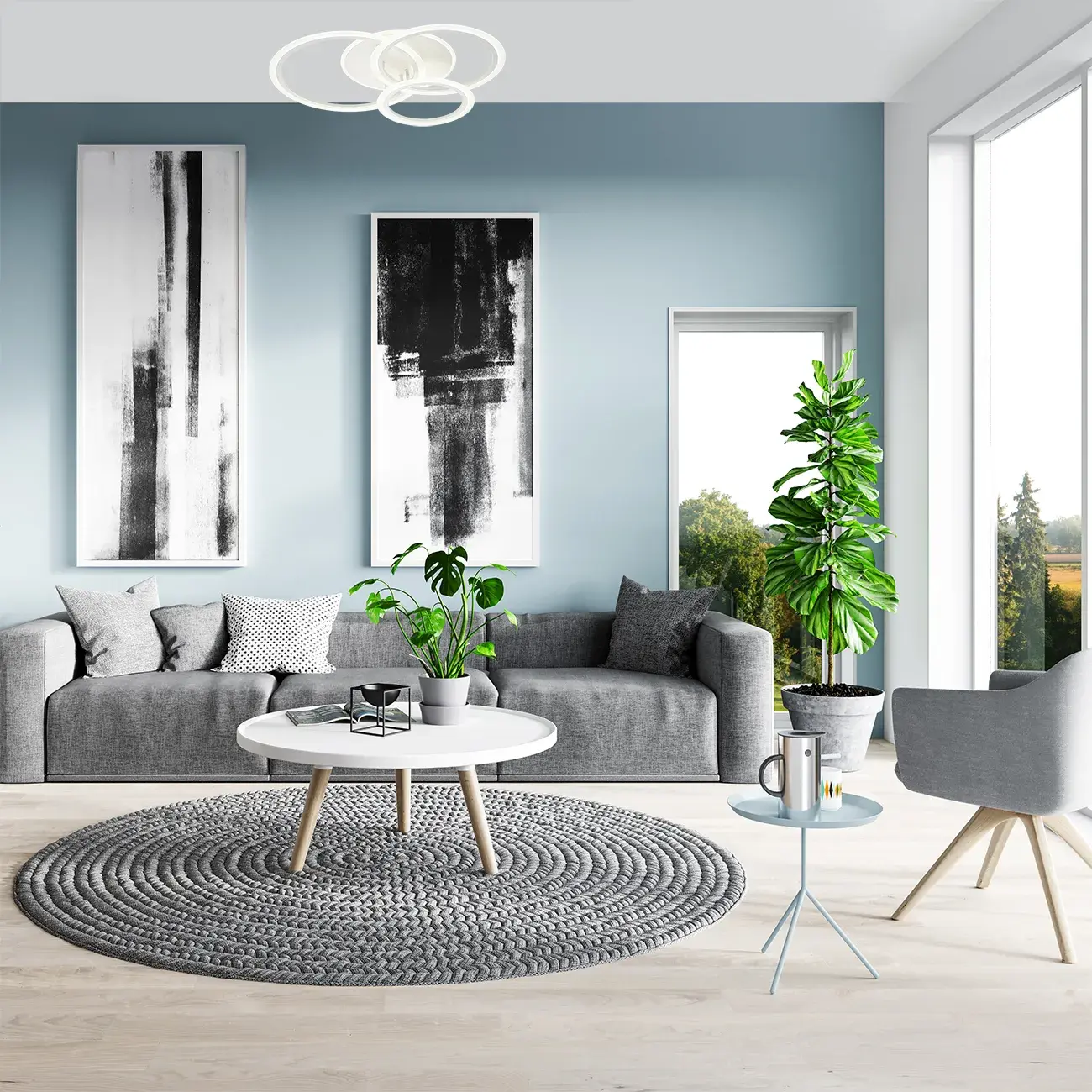 Люстра Escada 10231/3LED RANDOM — белый, ракурс 6