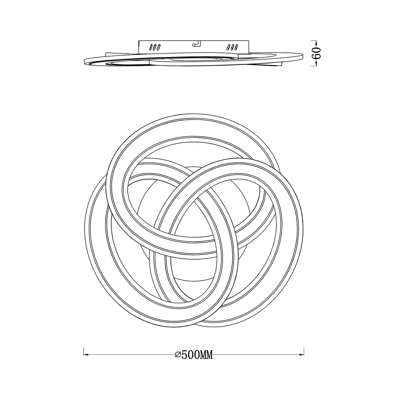 Светильник Escada 10243/3LED QUANT — белый