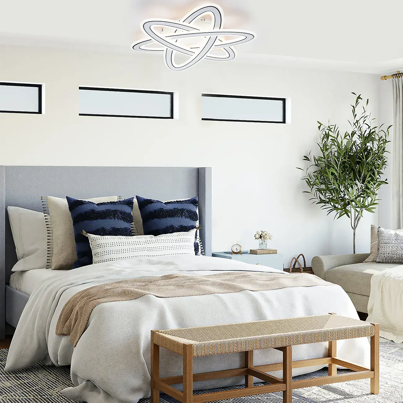 Светильник Escada 10245/3LED QUANT — белый, ракурс 6