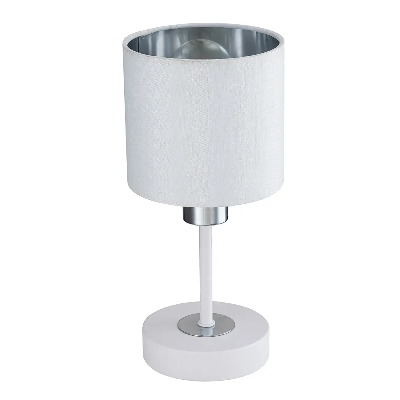 Настольная лампа Escada 1109/1 White/Silver DENVER — белый, ракурс 3