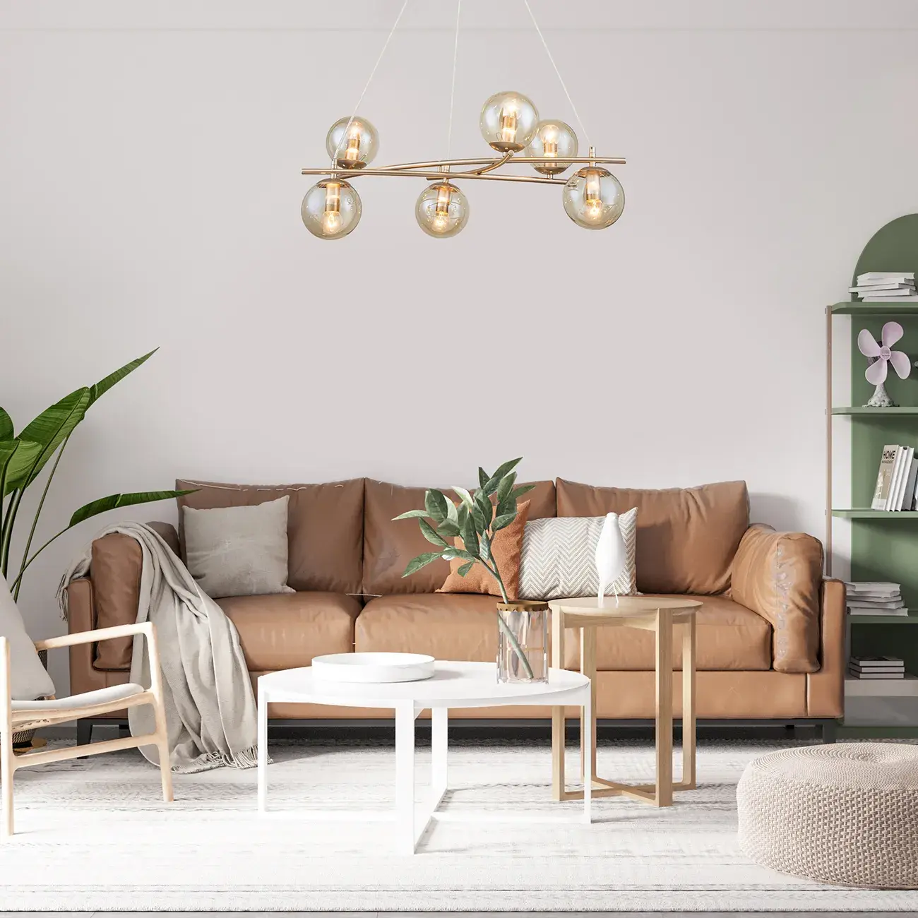 Люстра Escada 1119/6S Gold BALANCE — золотой