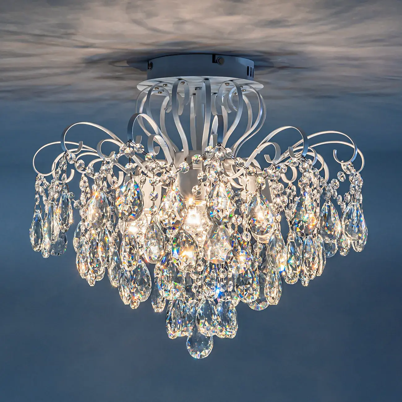Люстра Escada 1121/6PL WALTZ — белый, ракурс 2