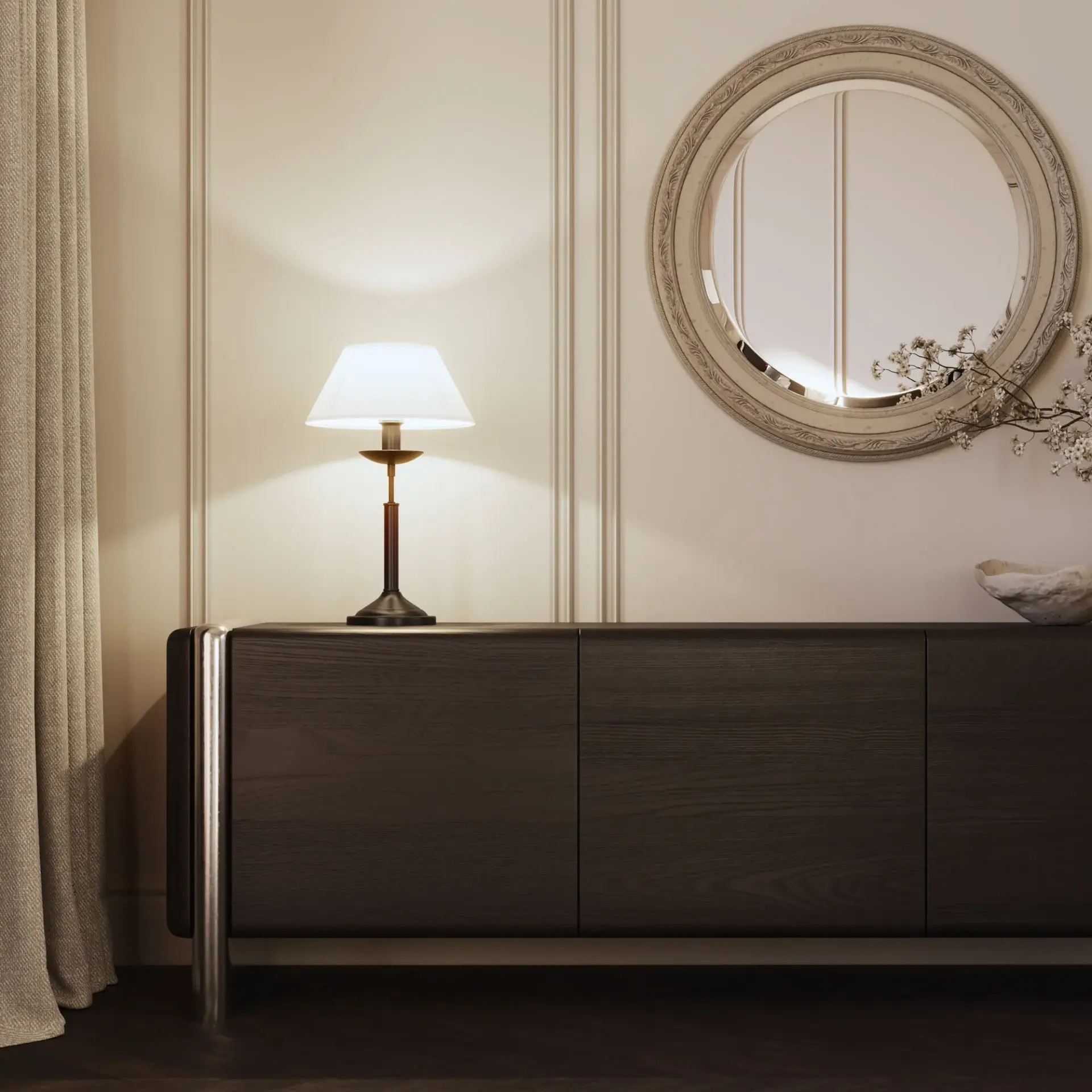 Настольная лампа Eurosvet 01010/1 черный HOTEL, ракурс 2