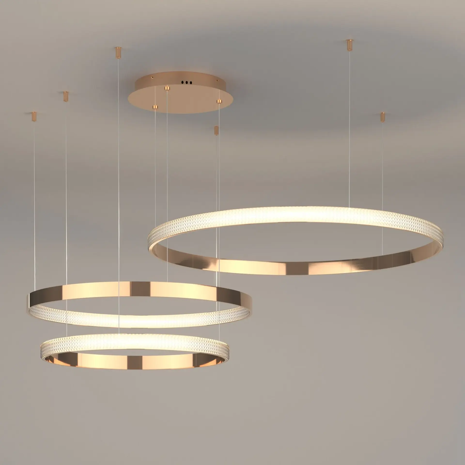 Светильник Eurosvet 90175/3 медный POSH — медь