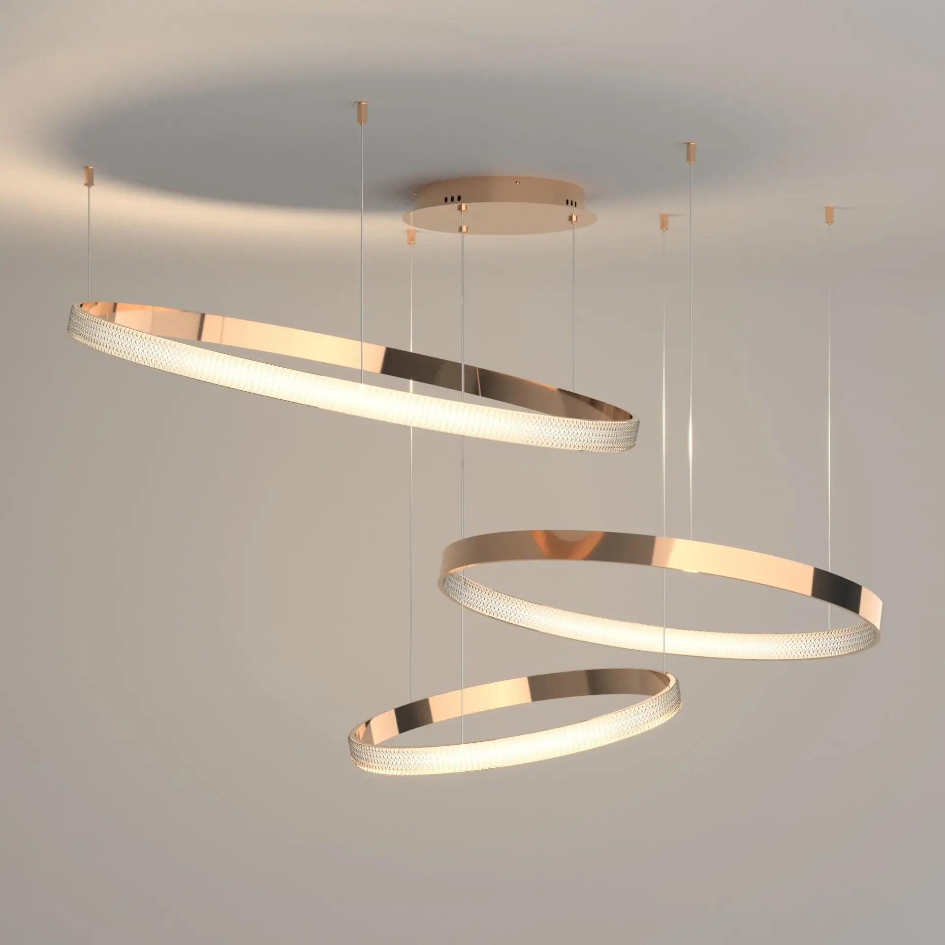 Светильник Eurosvet 90175/3 медный POSH — медь