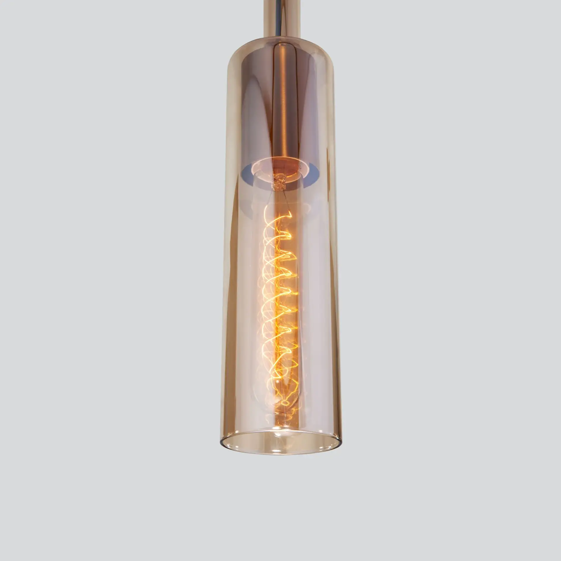 Светильник Eurosvet 50226/1 янтарный GRAF — медь, ракурс 3