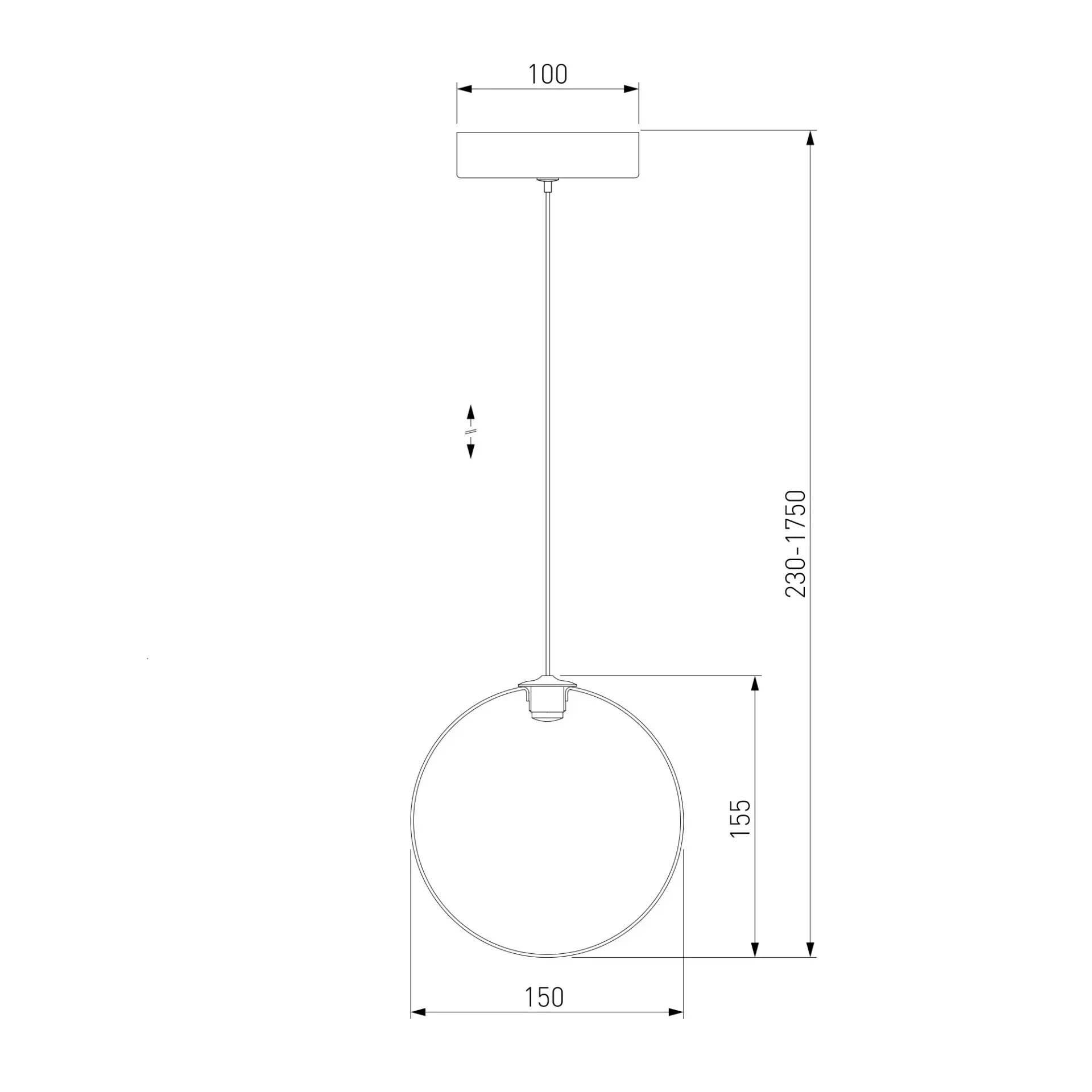 Светильник Eurosvet 50231/1 LED прозрачный WONDER — хром