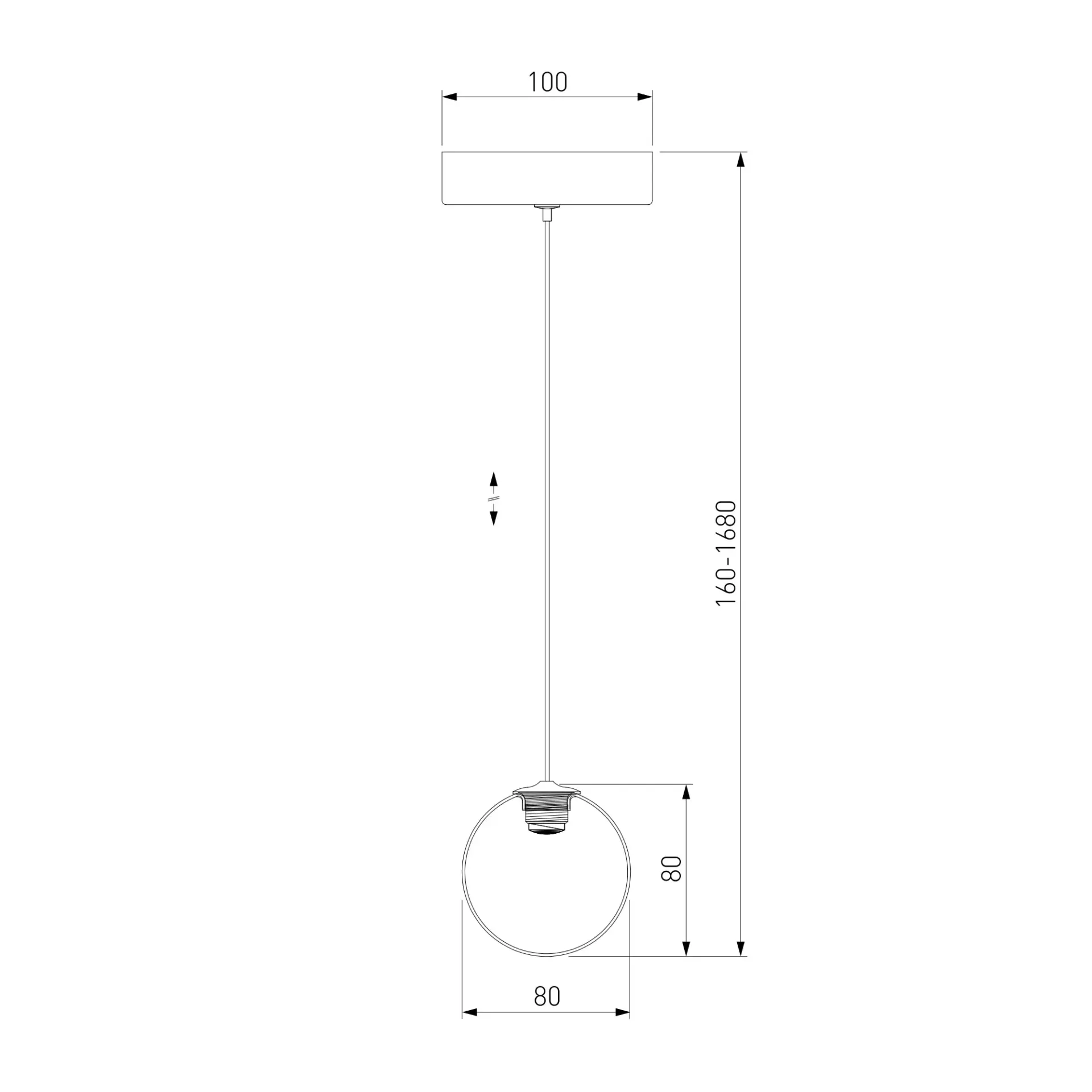 Светильник Eurosvet 50234/1 LED янтарный WONDER — хром