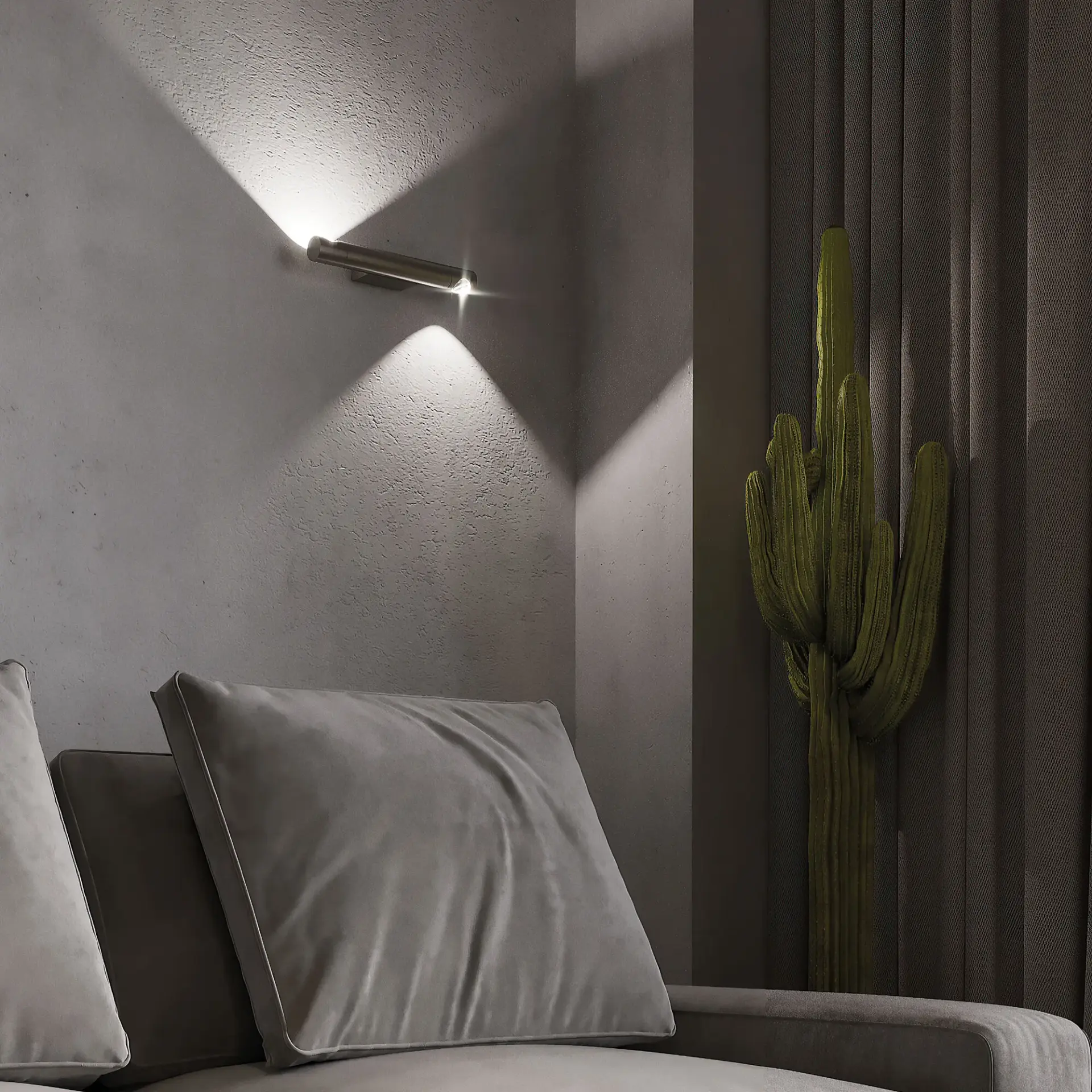 Бра Eurosvet 40161 LED титан TYBEE — серый, ракурс 5