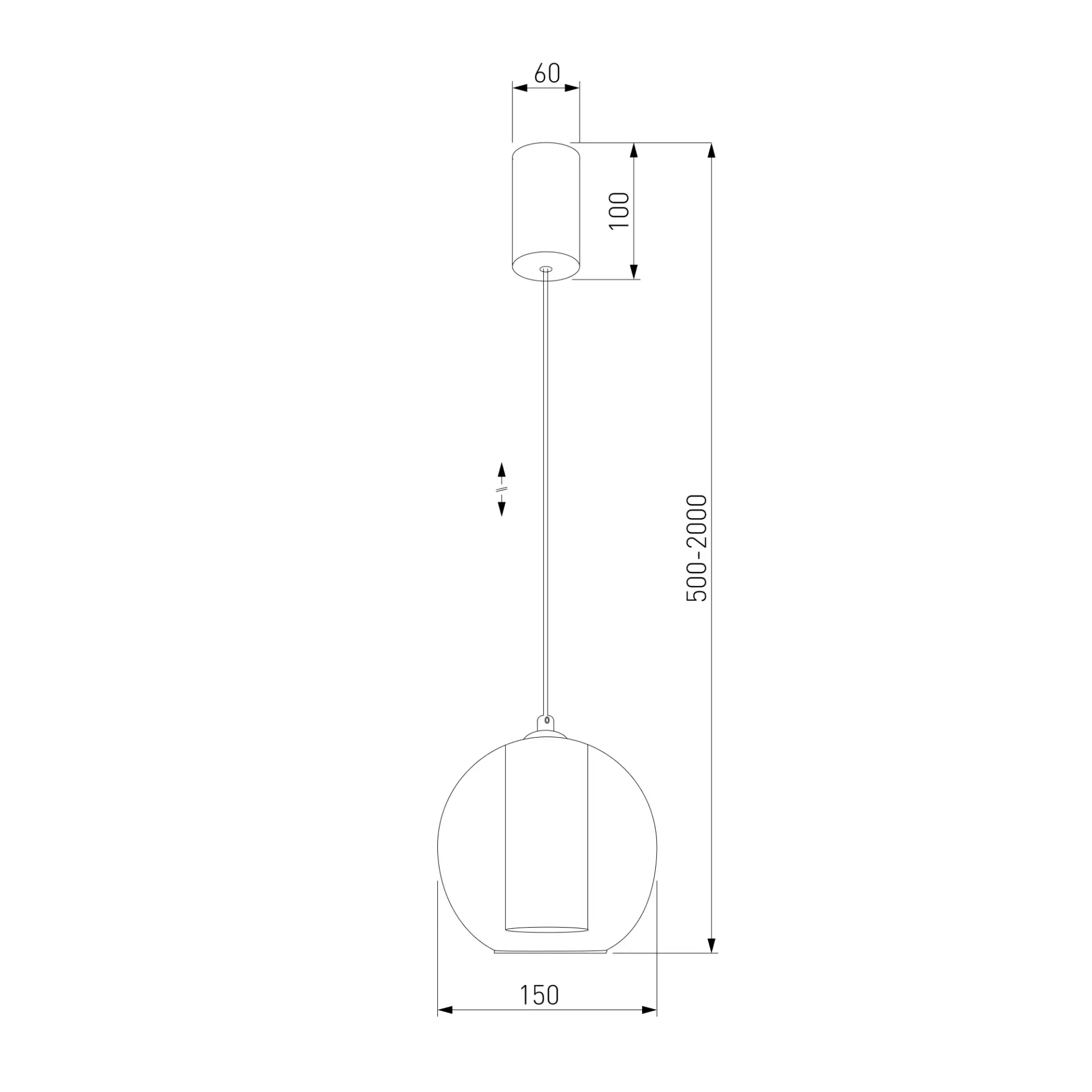 Светильник Eurosvet 50258/1 LED шоколад COBBLE — черный