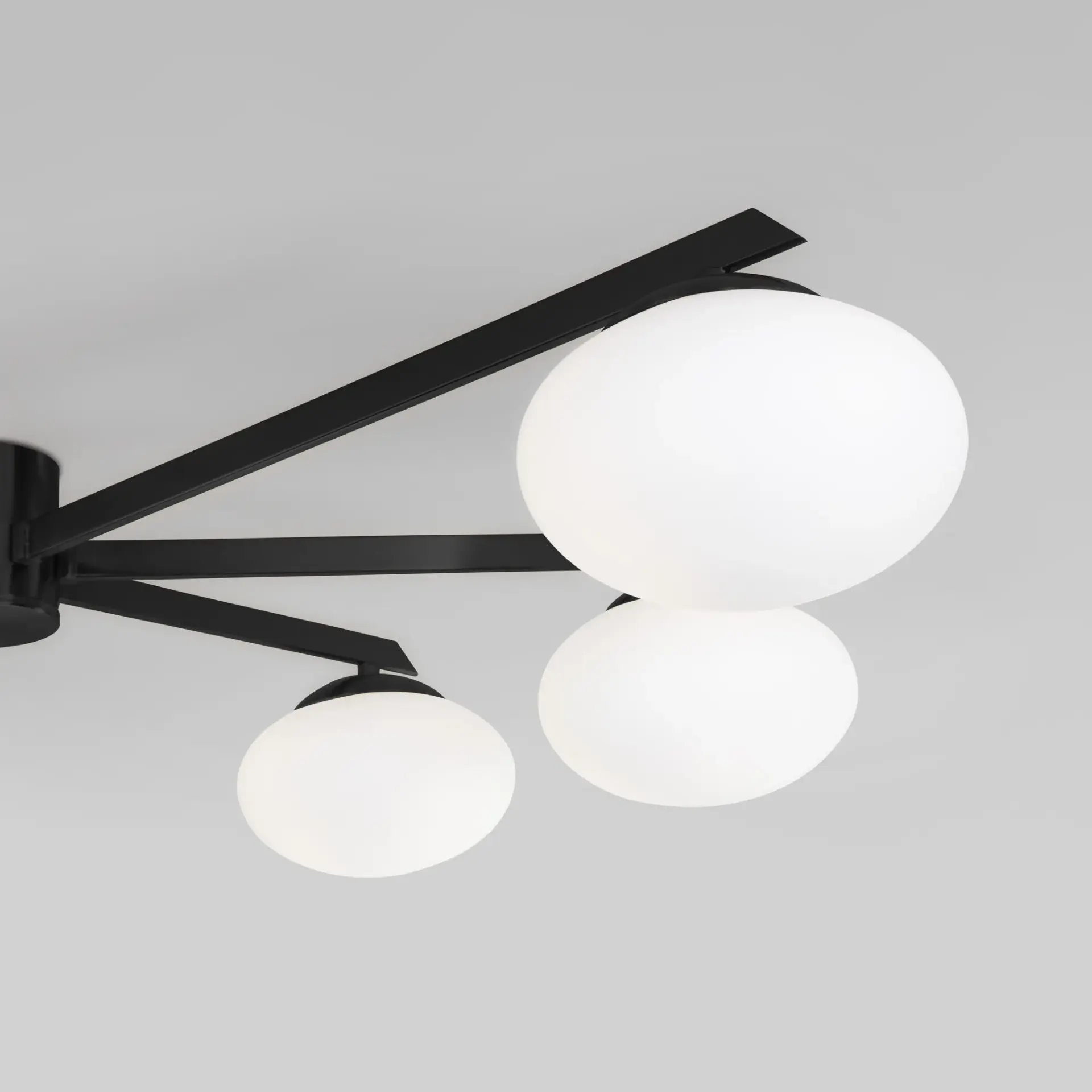 Люстра Eurosvet 70220/6 черный OPALINE, ракурс 2