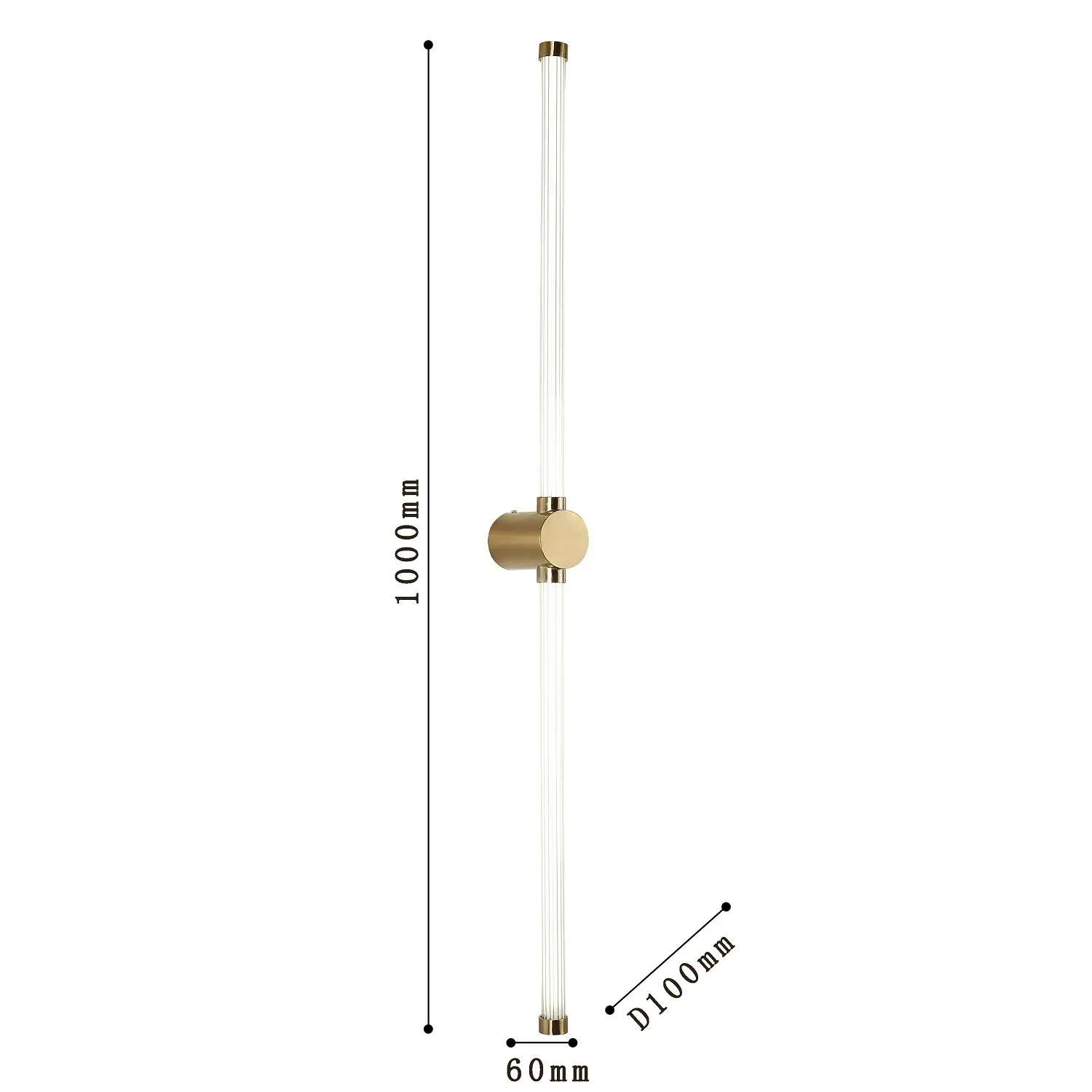 Бра Favourite 3057-3W LIGNUM — золотой, ракурс 4