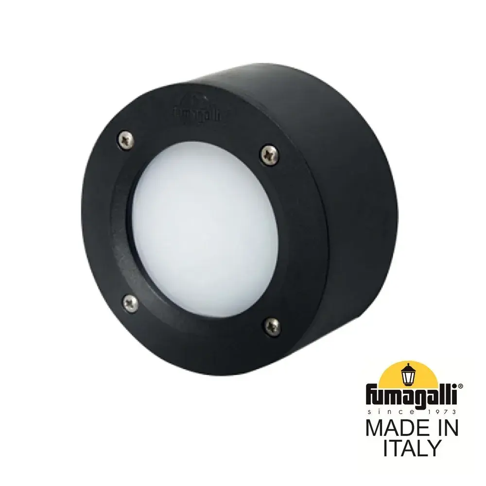 Встраиваемый в дорогу светильник Fumagalli 2S1.000.000.AYG1L LETI — черный, ракурс 2