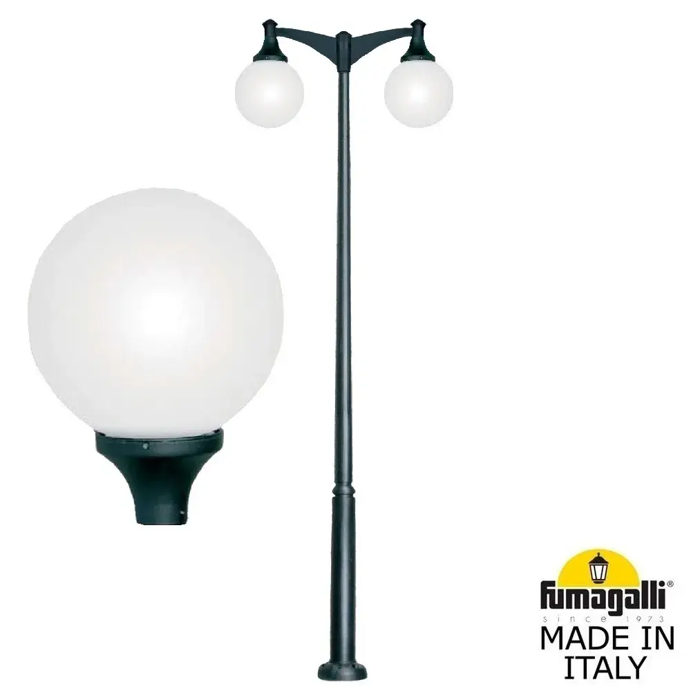 Фонарный столб Fumagalli G41.372.A20.AYE27DN GLOBE 400 modern — черный