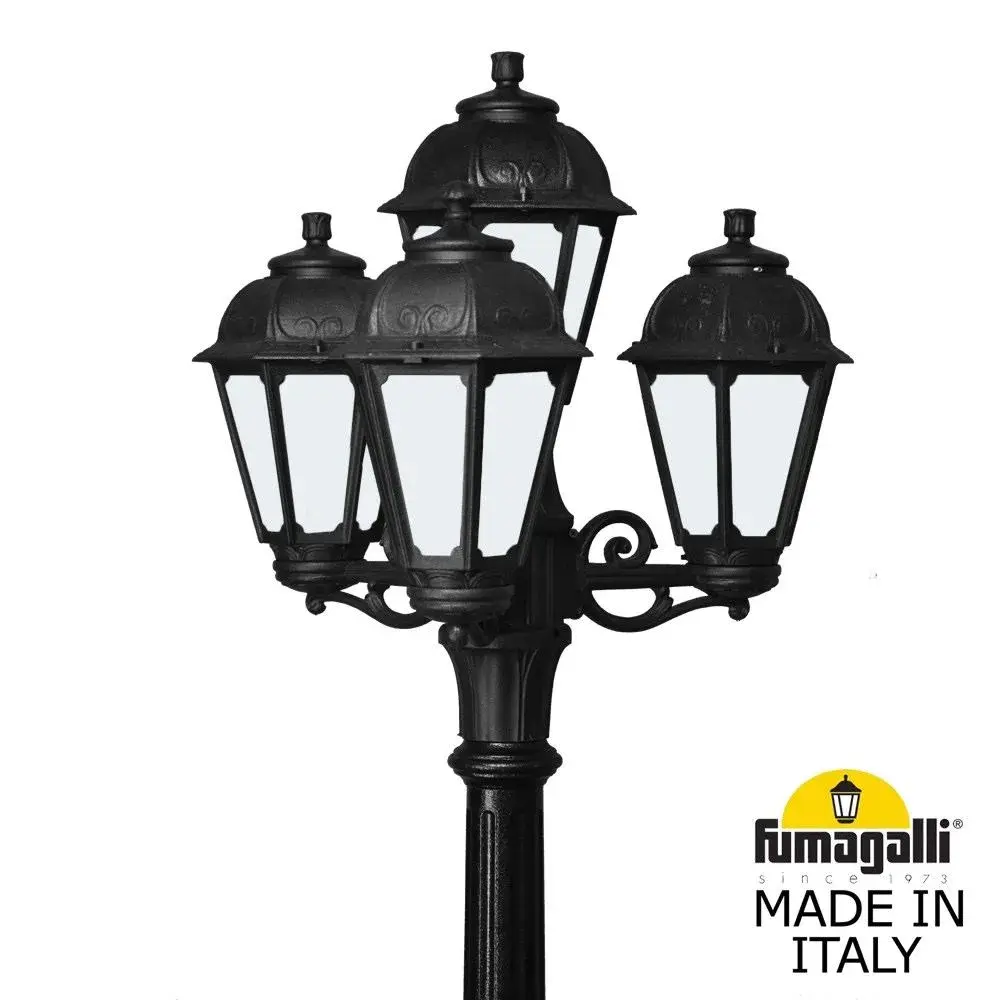 Фонарный столб Fumagalli K22.156.S31.AYE27 SABA — черный, ракурс 2