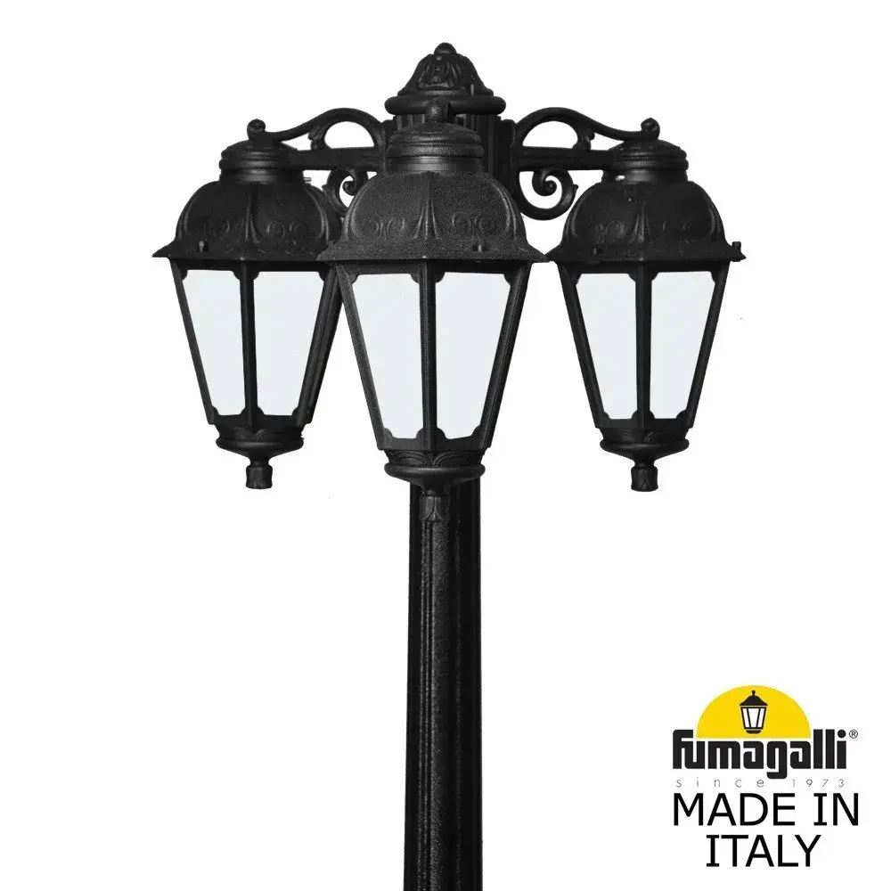 Фонарный столб Fumagalli K22.157.S30.AYE27DN SABA — черный, ракурс 2