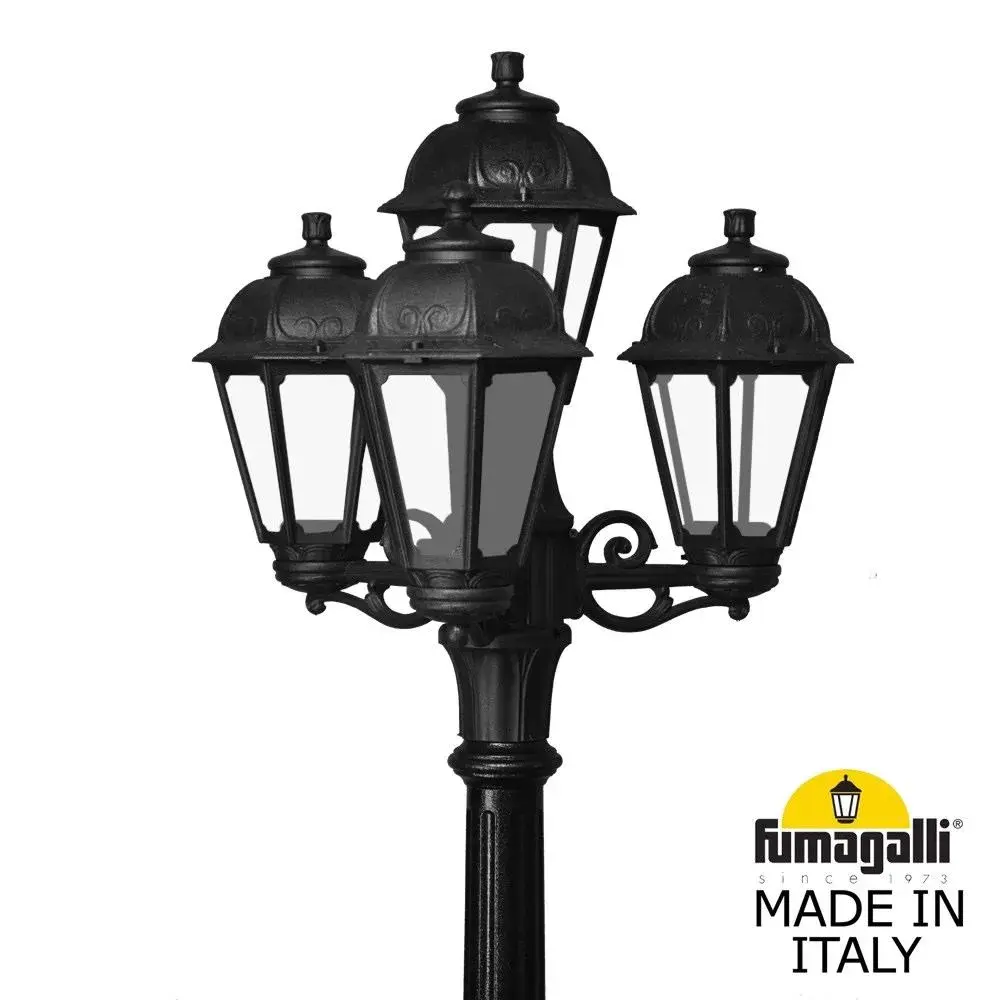 Фонарный столб Fumagalli K22.157.S31.AXE27 SABA — черный, ракурс 2
