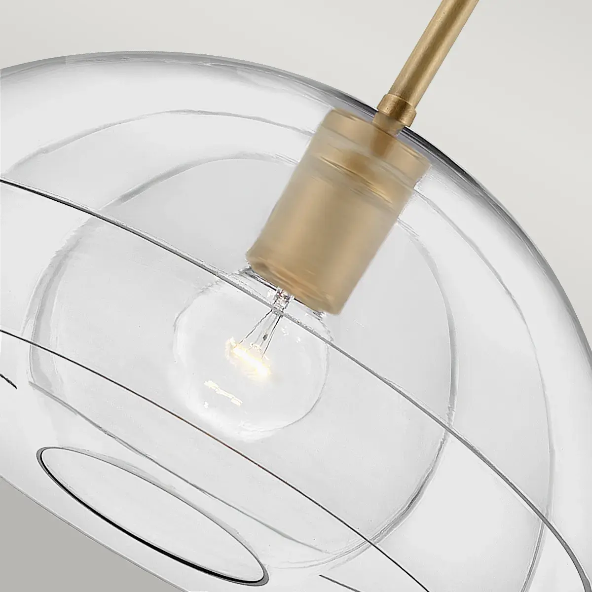 Светильник Hinkley QN-LOTUS-P-HBR — латунь, ракурс 3
