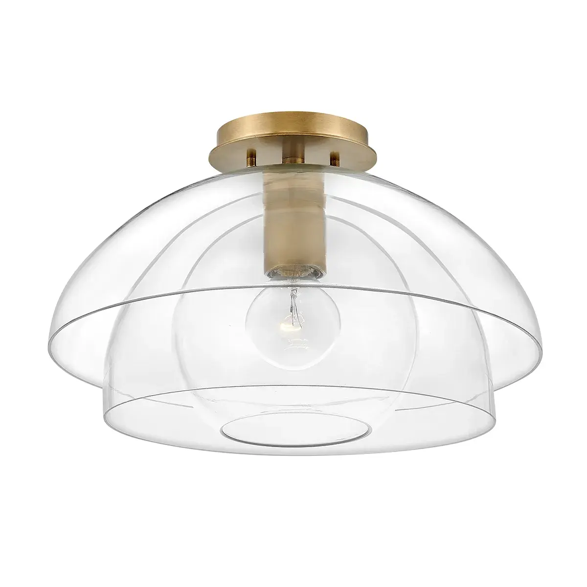 Светильник Hinkley QN-LOTUS-P-HBR — латунь, ракурс 5