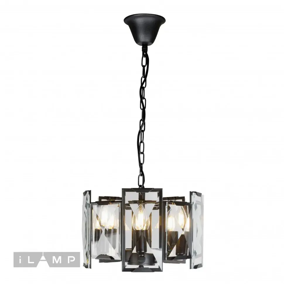 Люстра iLamp 6113-360 BK PANORAMA — черный