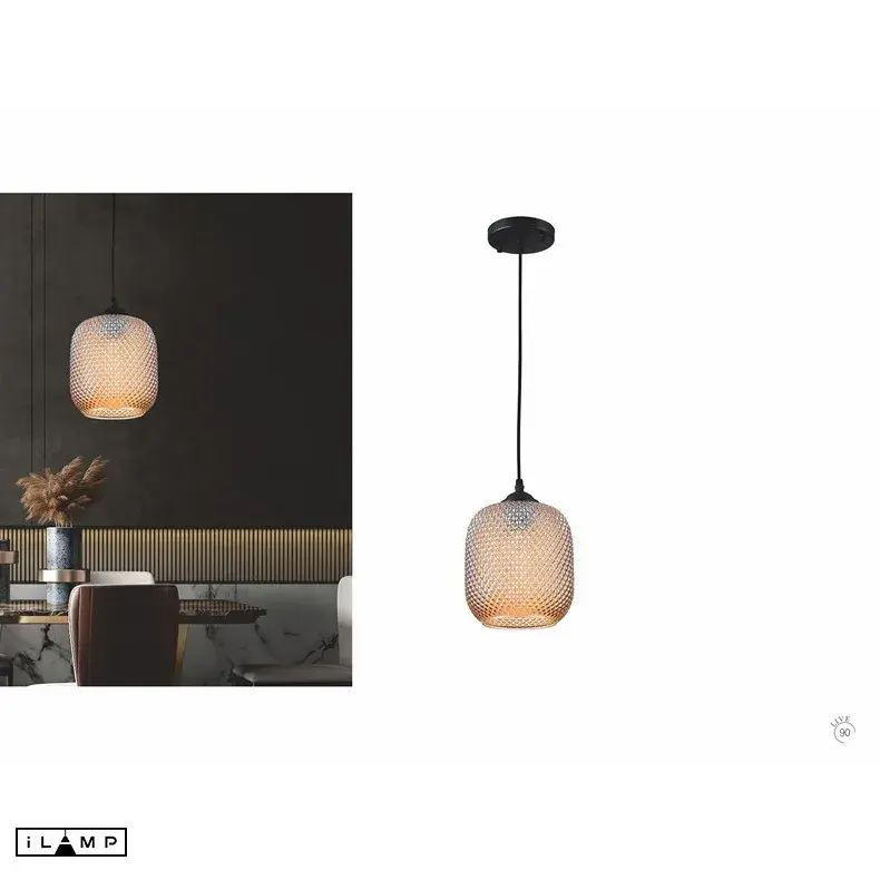 Светильник iLamp 8105P BK-AM RICH — черный