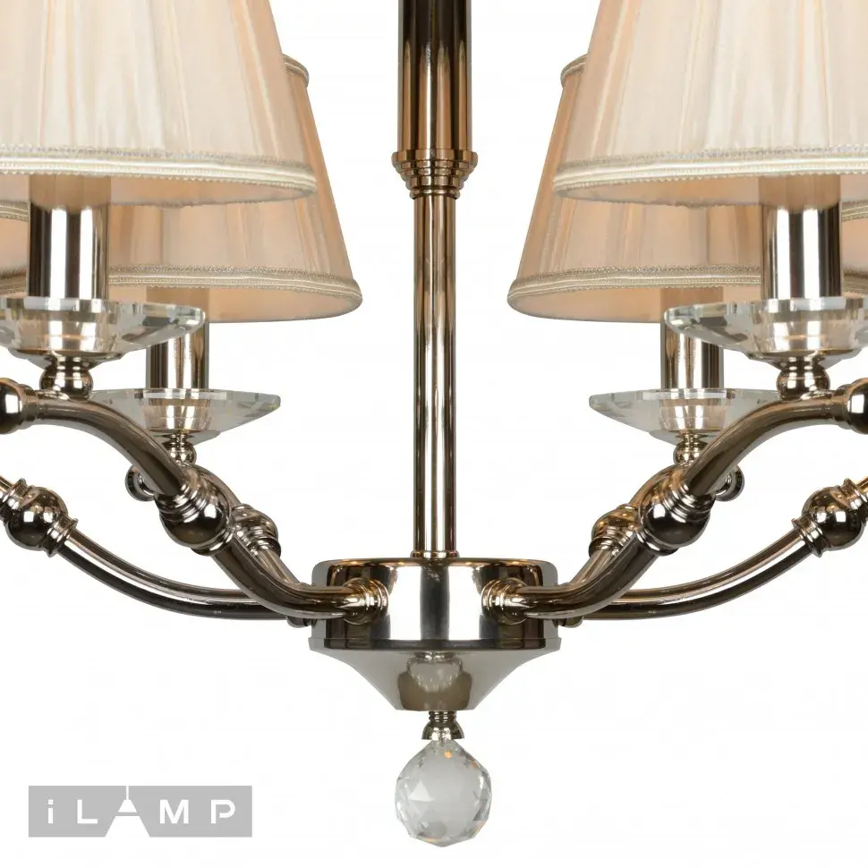Люстра iLamp 85125/6 CR VIVALDI — хром, ракурс 3