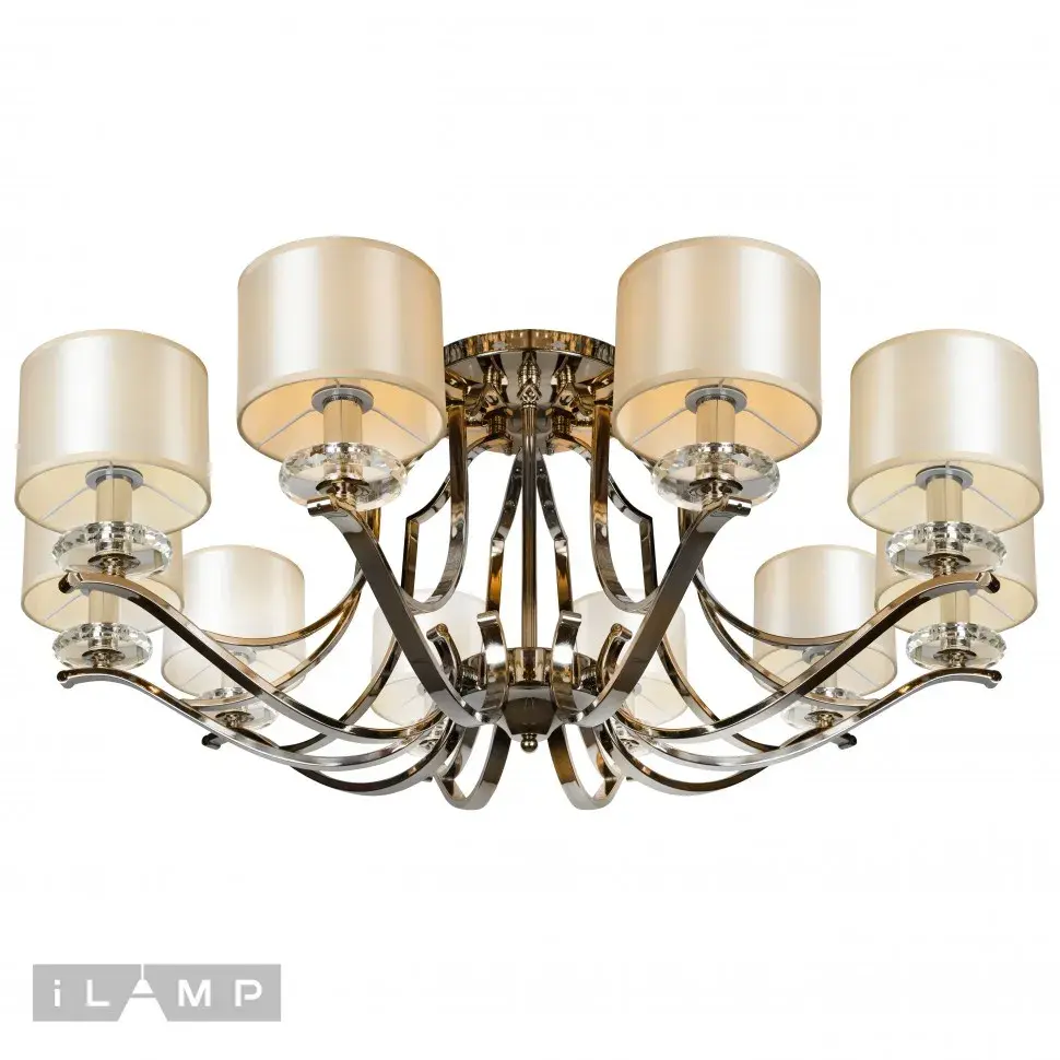 Люстра iLamp 88389/10 CR LONDON — хром, ракурс 2